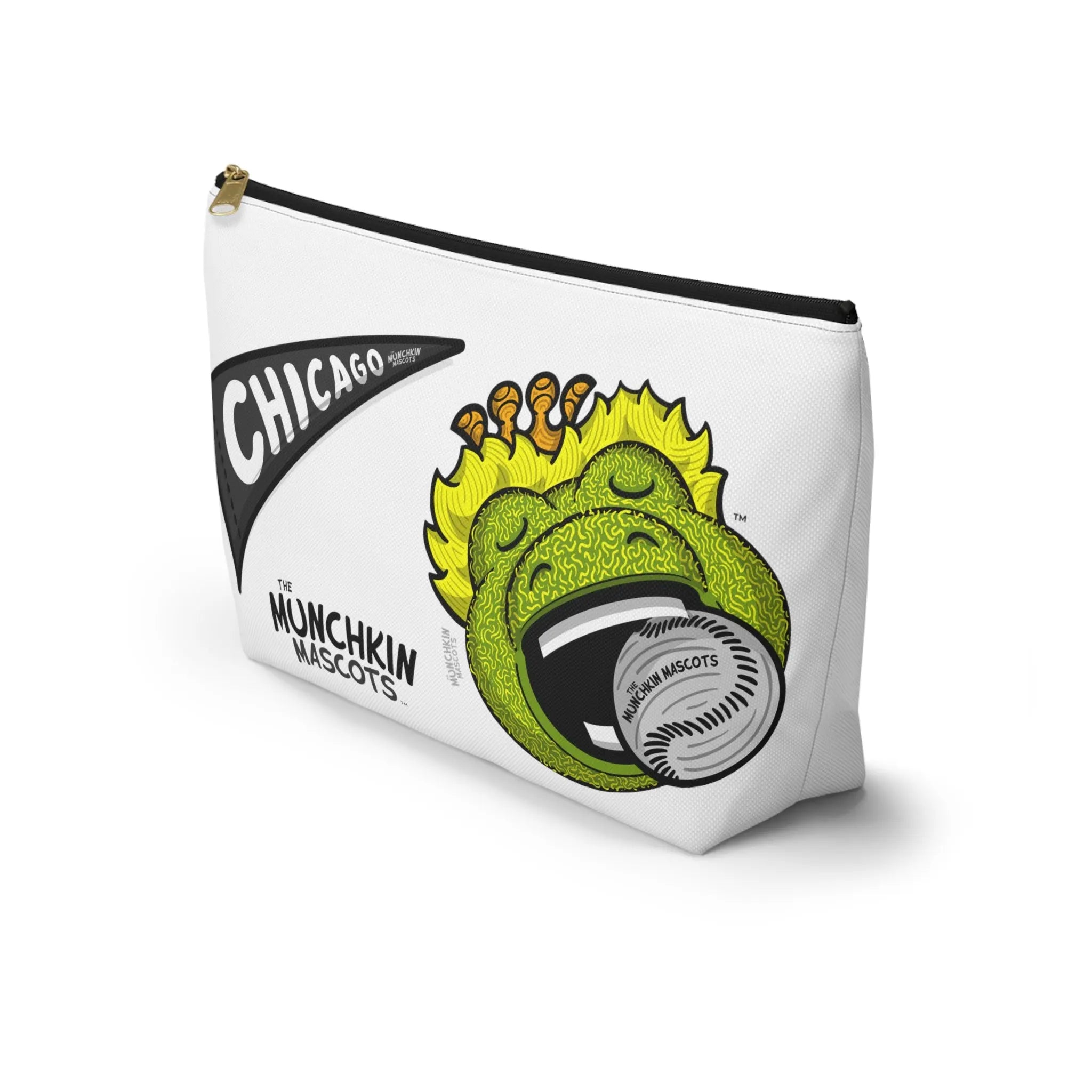 Accessory Pouch w T-bottom - Pattern - Lil' Southpaw CHI Baseball Printify