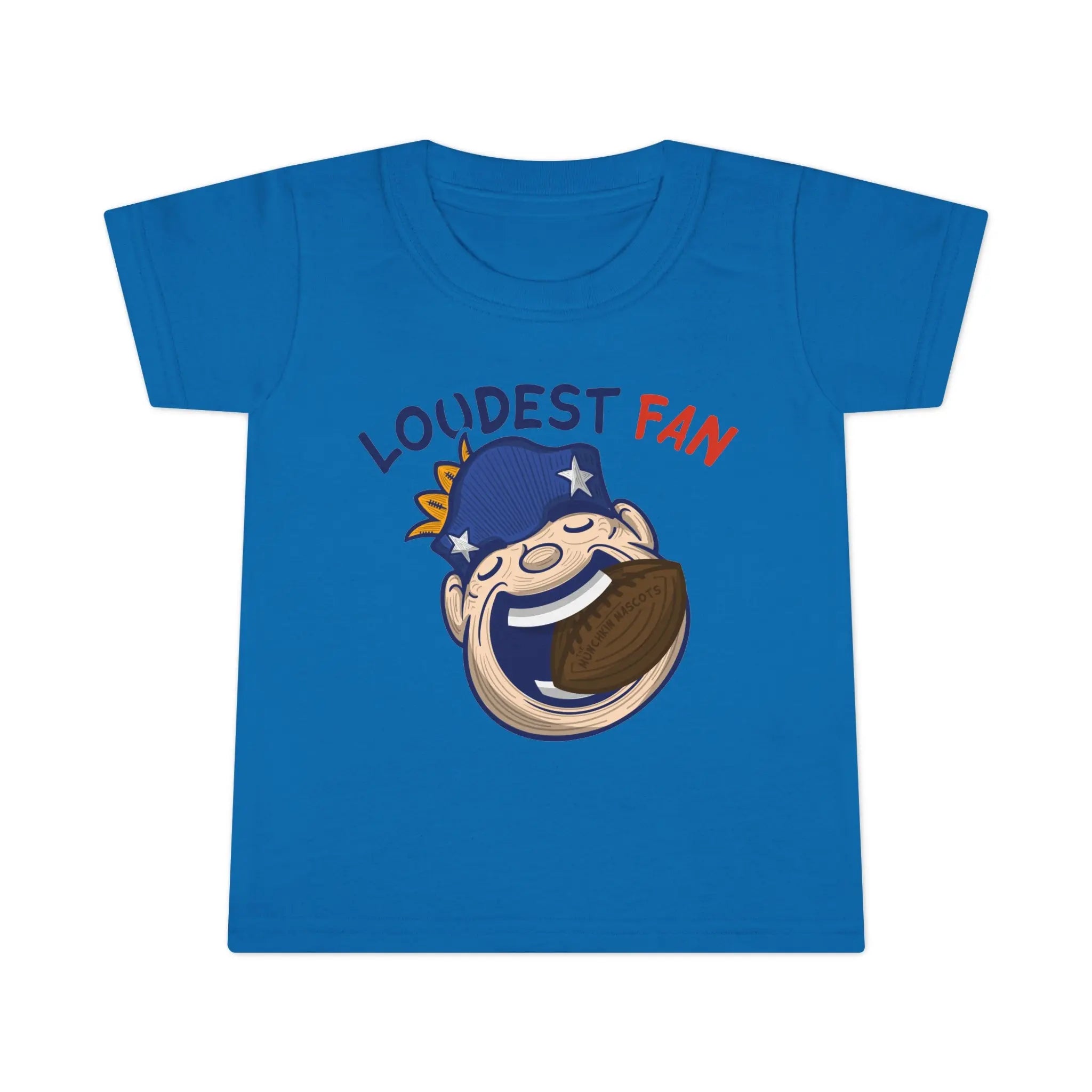 Toddler T-shirt - Loudest Fan - Lil' Pat NE Football Printify