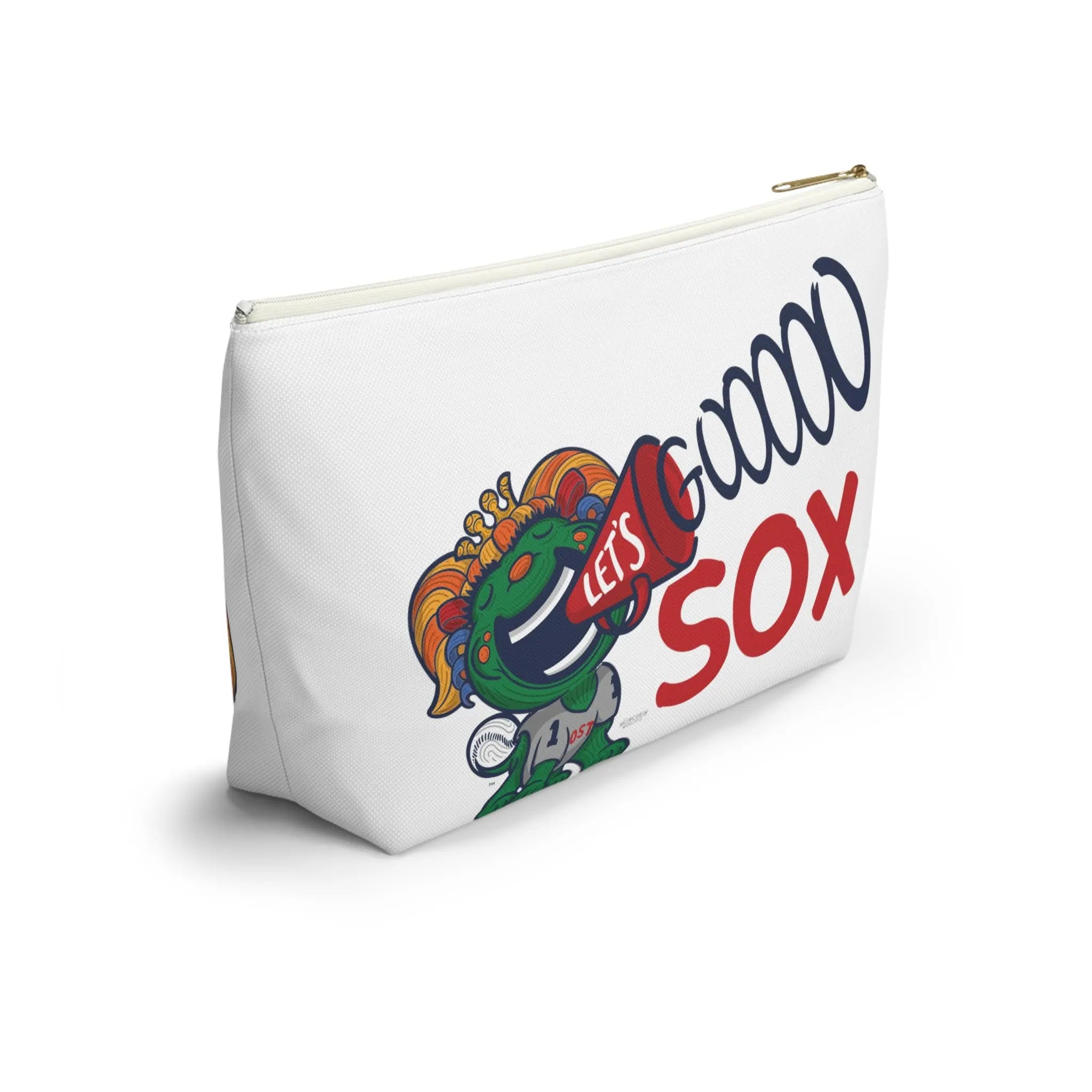 Accessory Pouch w T-bottom - Pattern - Lil' Miss Tessie BOS Baseball Printify