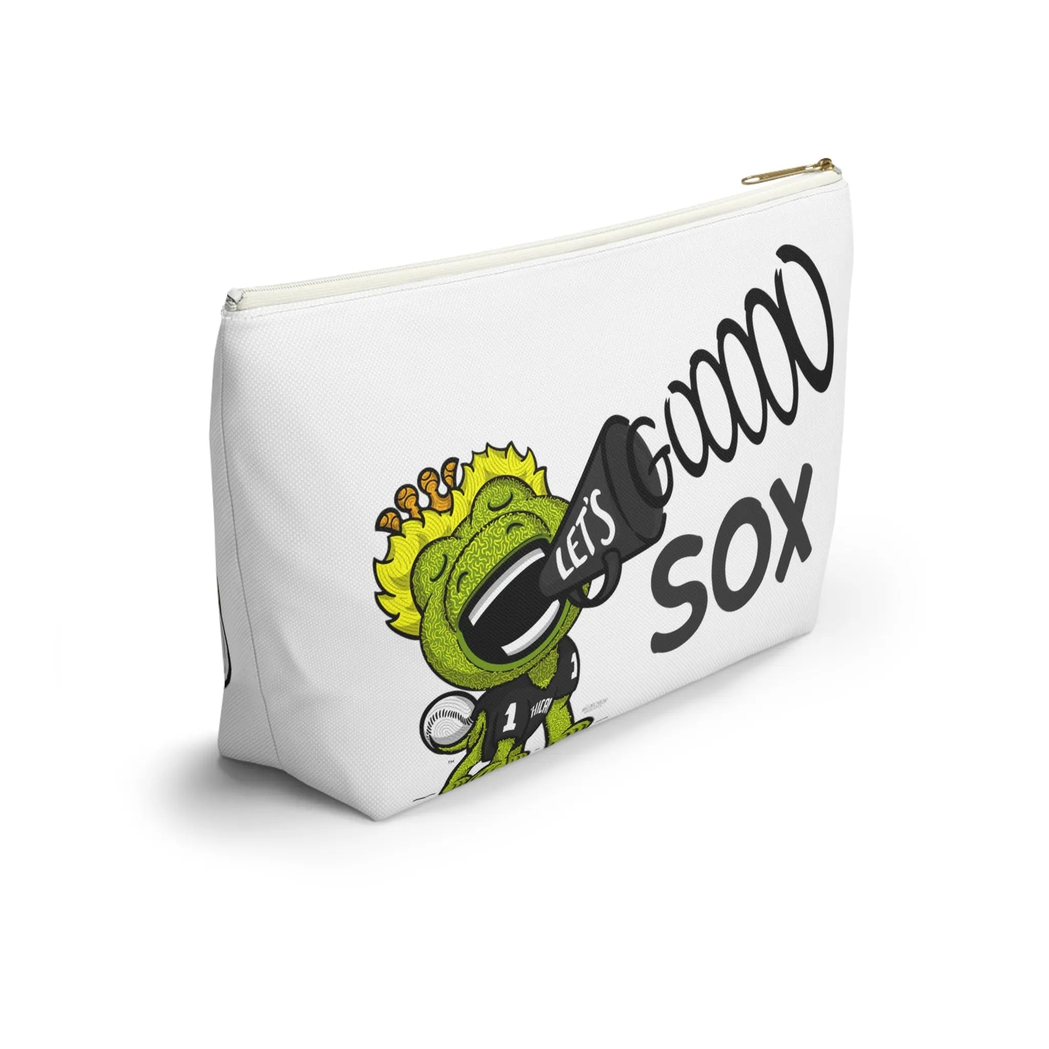 Accessory Pouch w T-bottom - Pattern - Lil' Southpaw CHI Baseball Printify