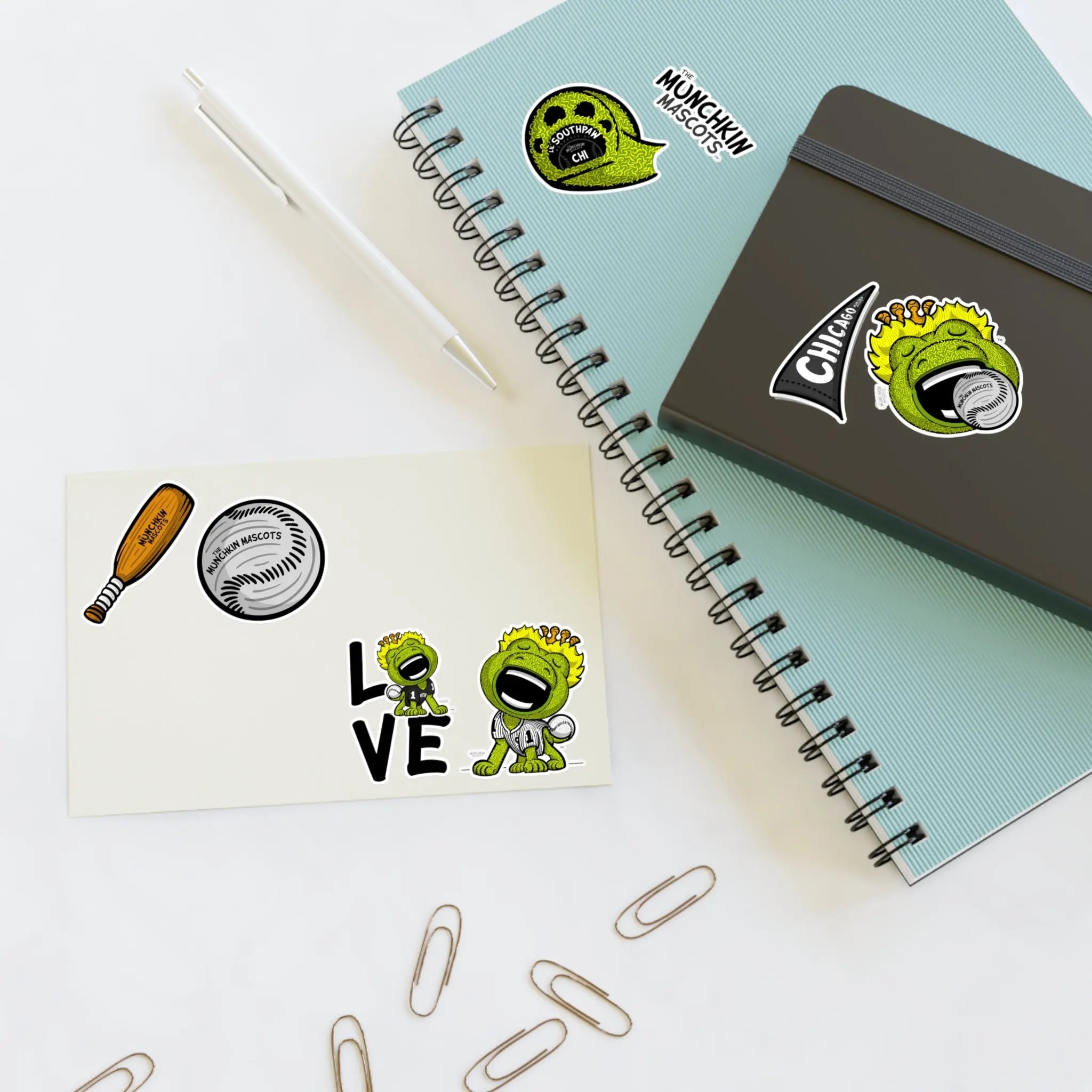 Sticker Sheets - Lil' Southpaw CHI Baseball Printify