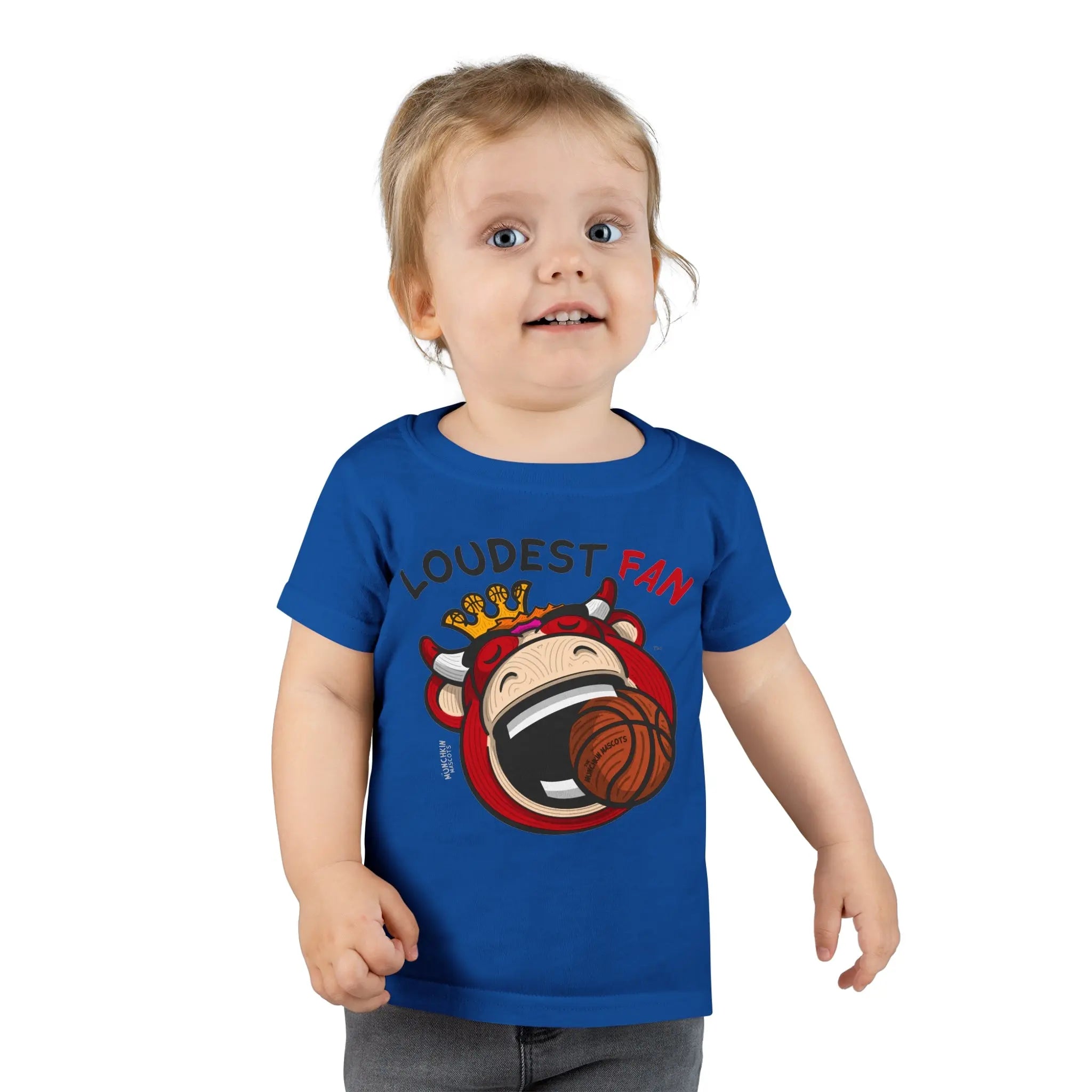 Toddler T-shirt - Loudest Fan - Lil' Benny CHI Basketball Printify