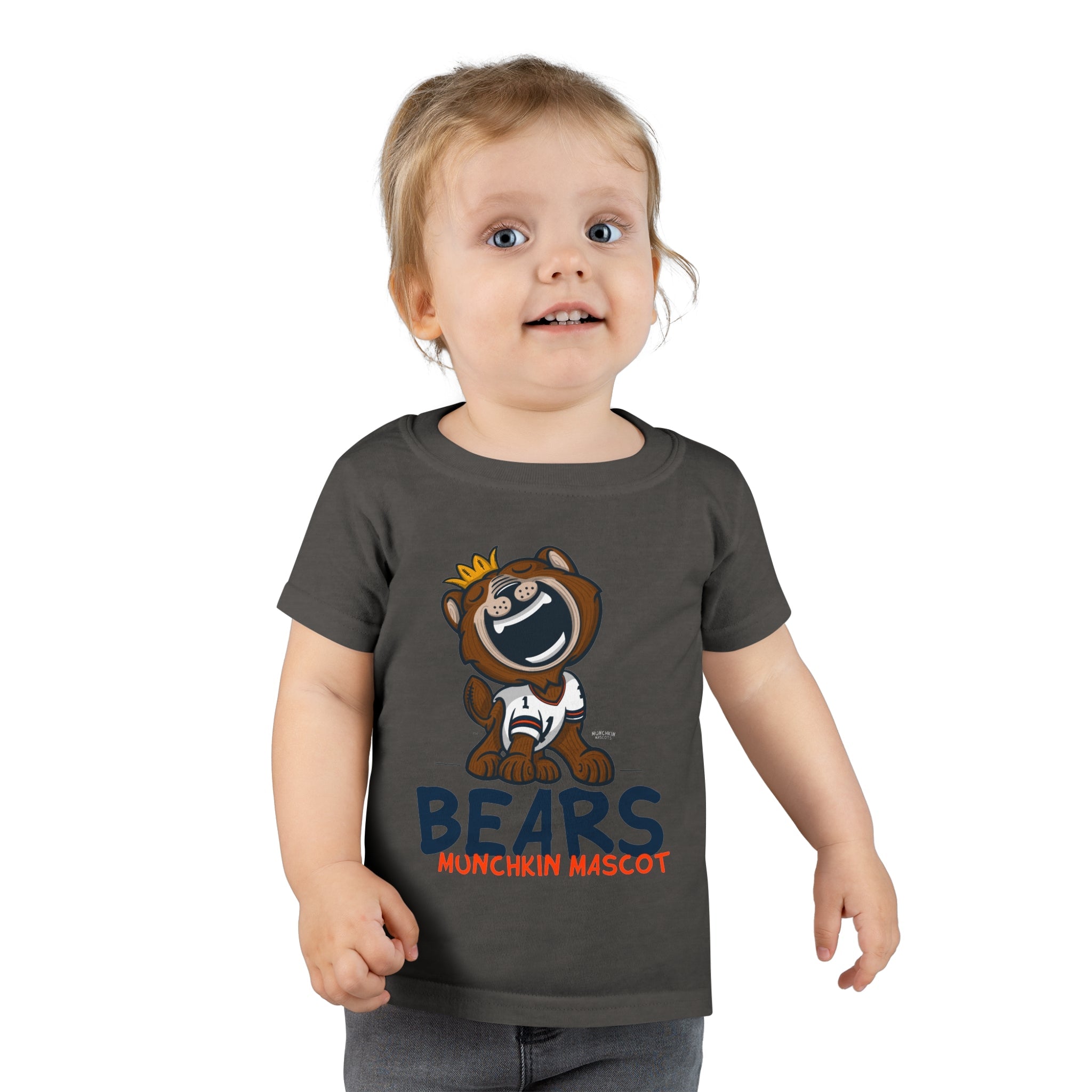 Toddler T-shirt - Munchkin Mascot - Lil' Staley CHI Football Printify