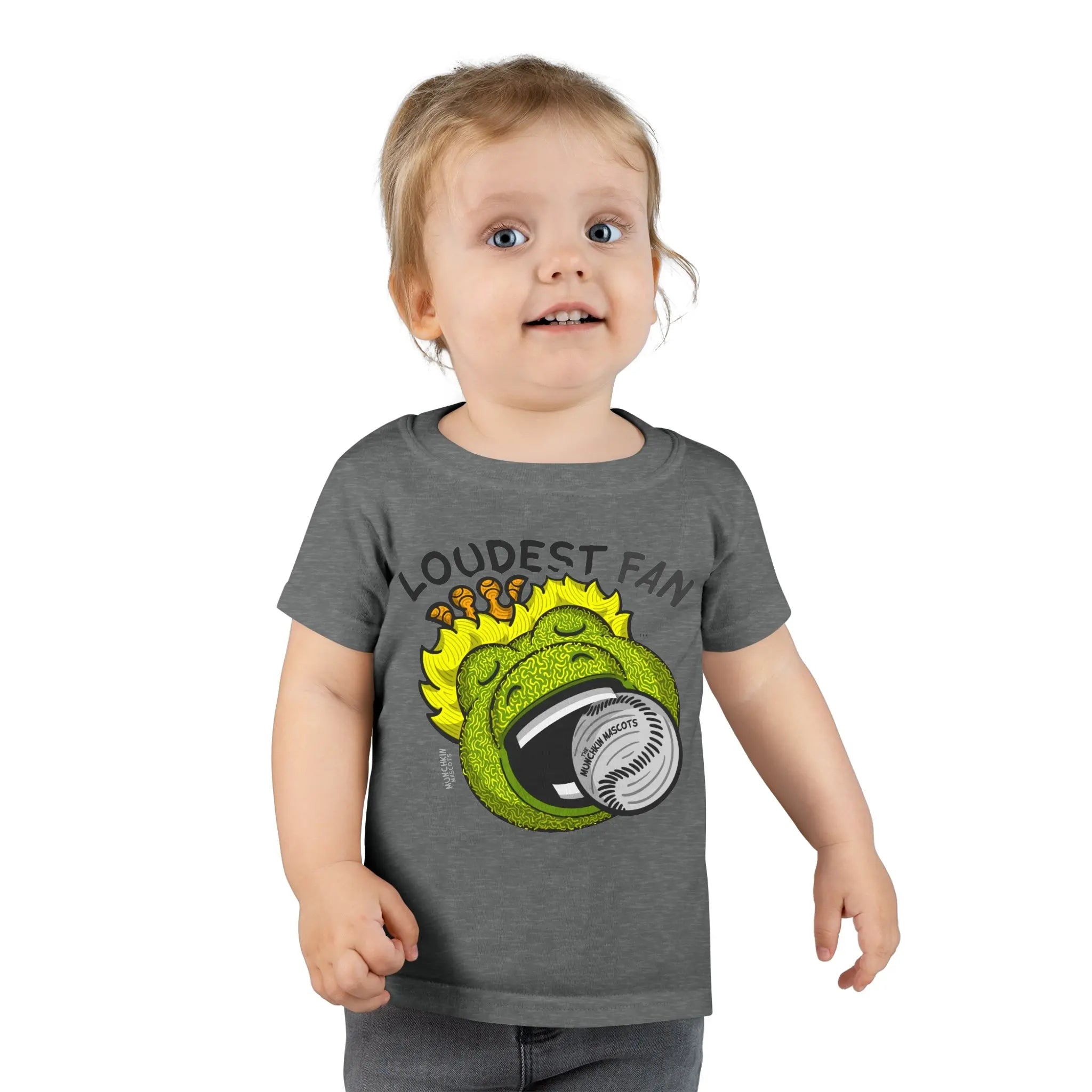 Toddler T-shirt - Loudest Fan - Lil' Southpaw CHI Baseball Printify
