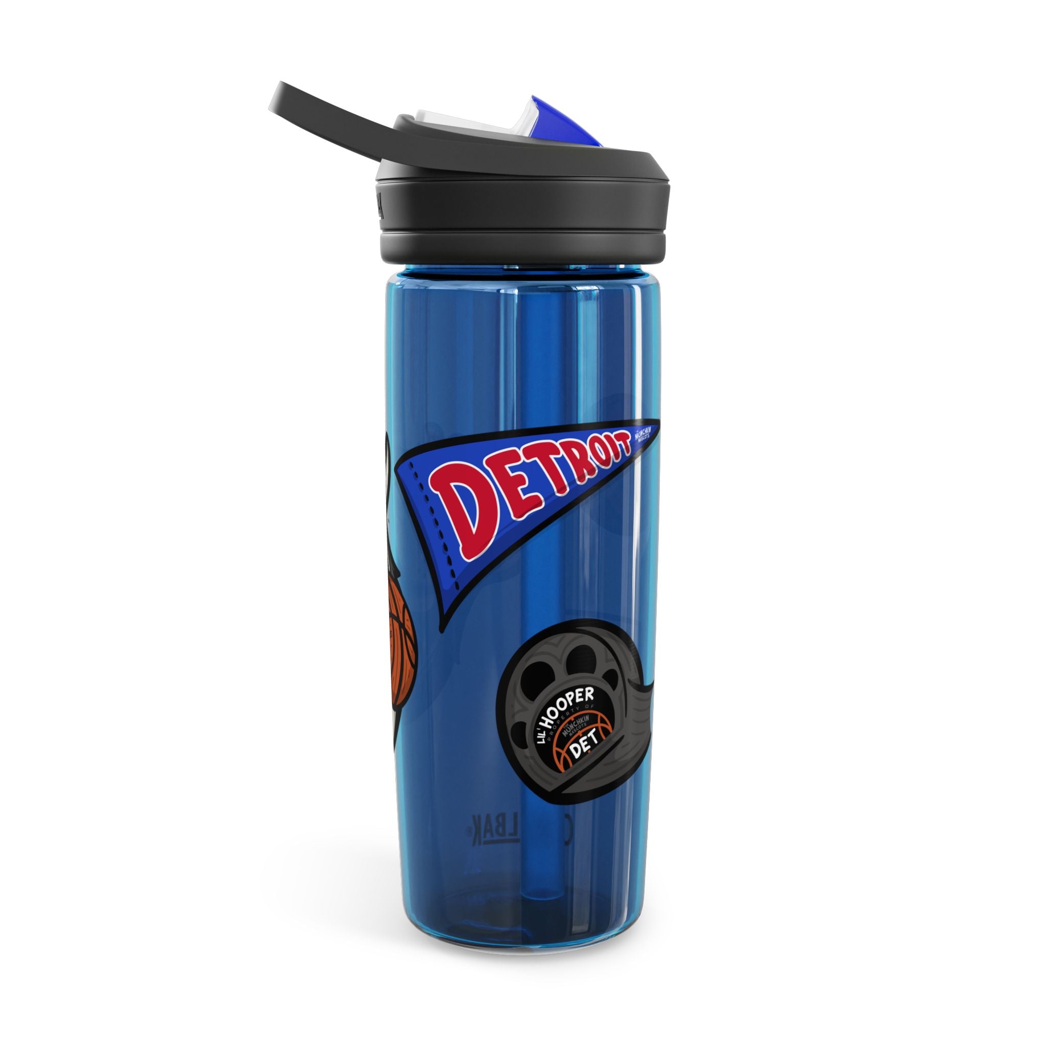 Detroit Basketball CamelBak Eddy® Lil' Hooper Water Bottle, 20oz\25oz | Hand-Drawn Art | Gifts for Kids