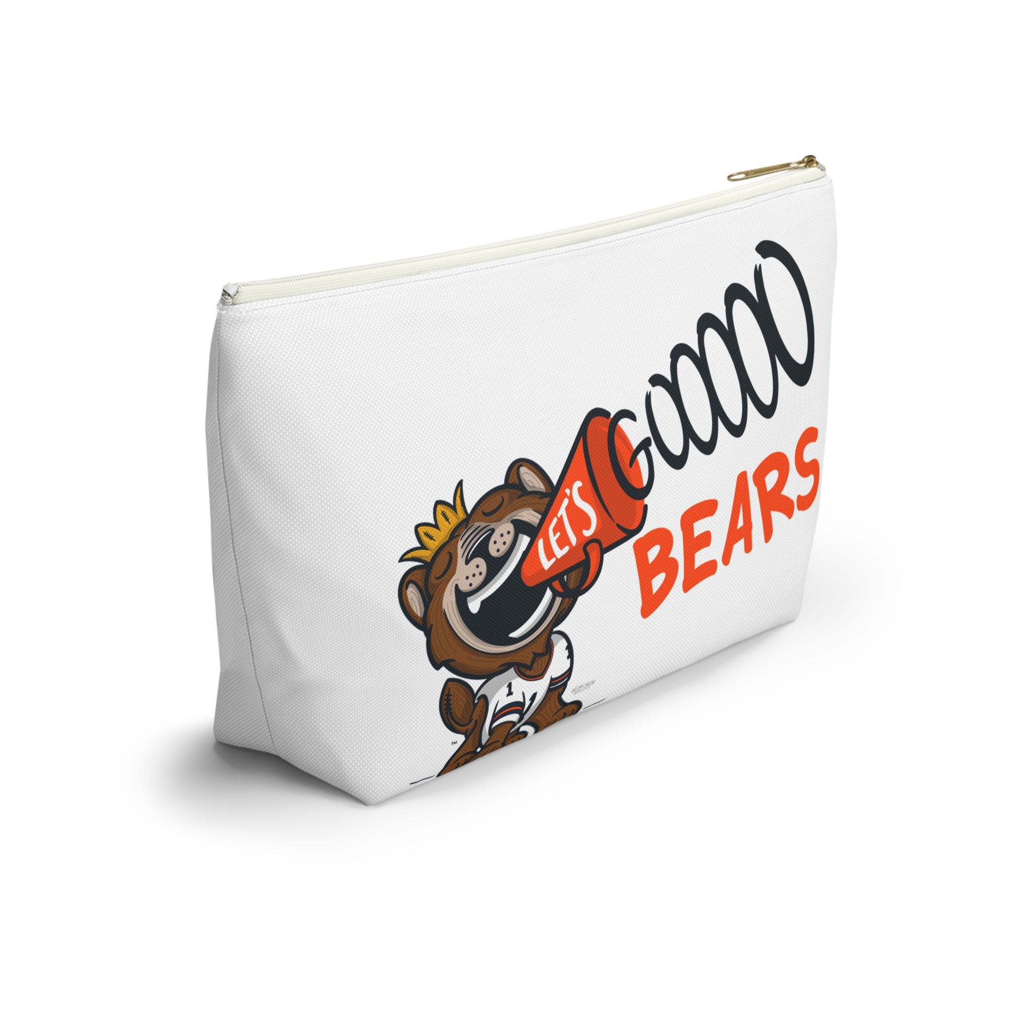 Chicago Football Accessory Pouch Lil' Staley Themed | Hand-Drawn Art | Gifts for Kids