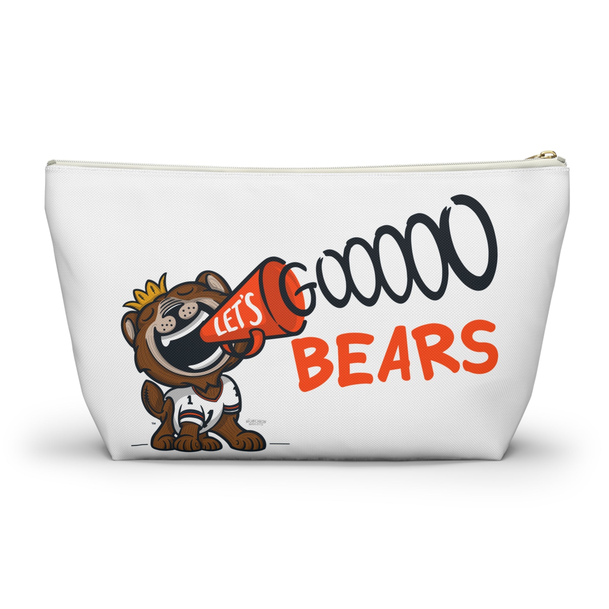 Chicago Football Accessory Pouch Lil' Staley Themed | Hand-Drawn Art | Gifts for Kids