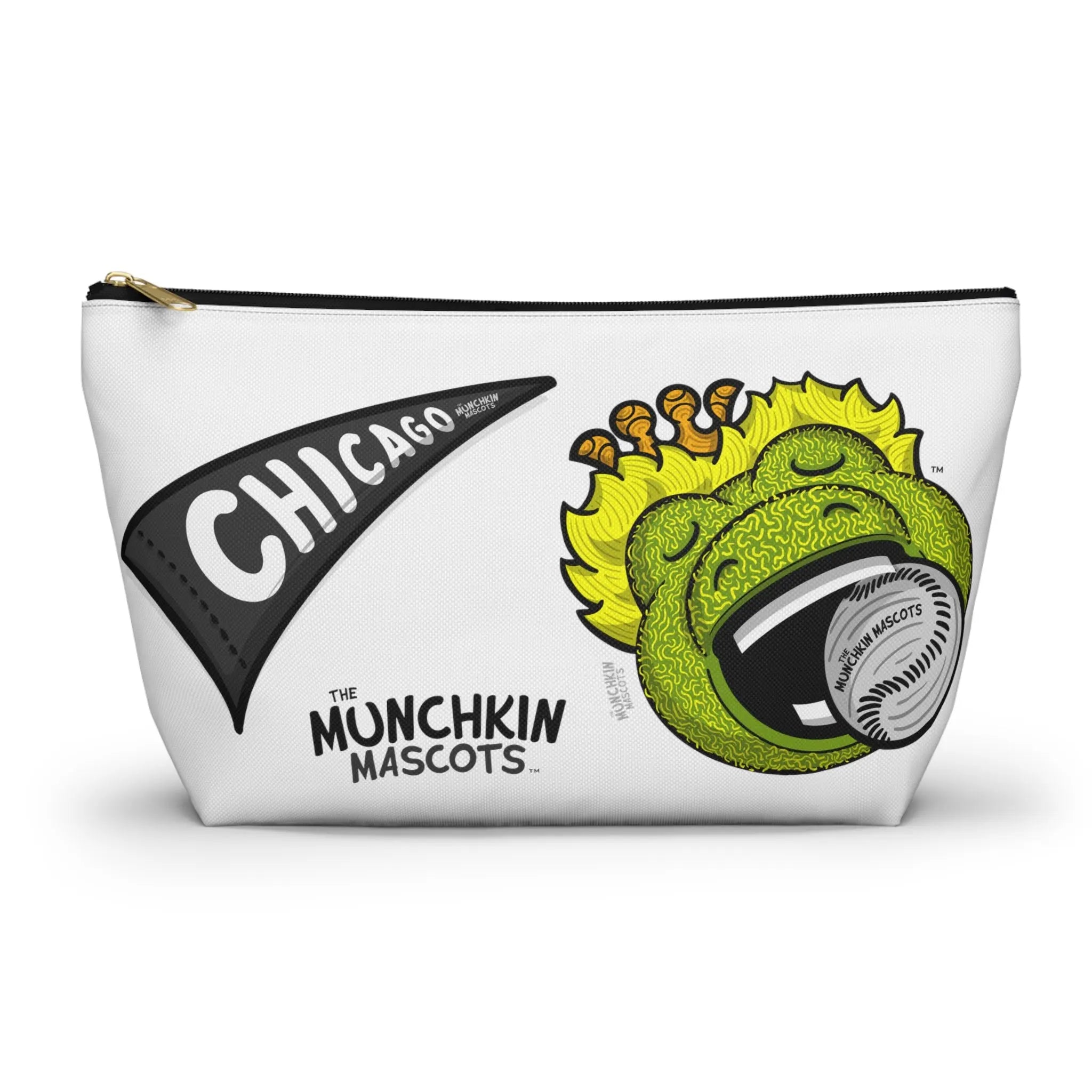 Accessory Pouch w T-bottom - Pattern - Lil' Southpaw CHI Baseball Printify