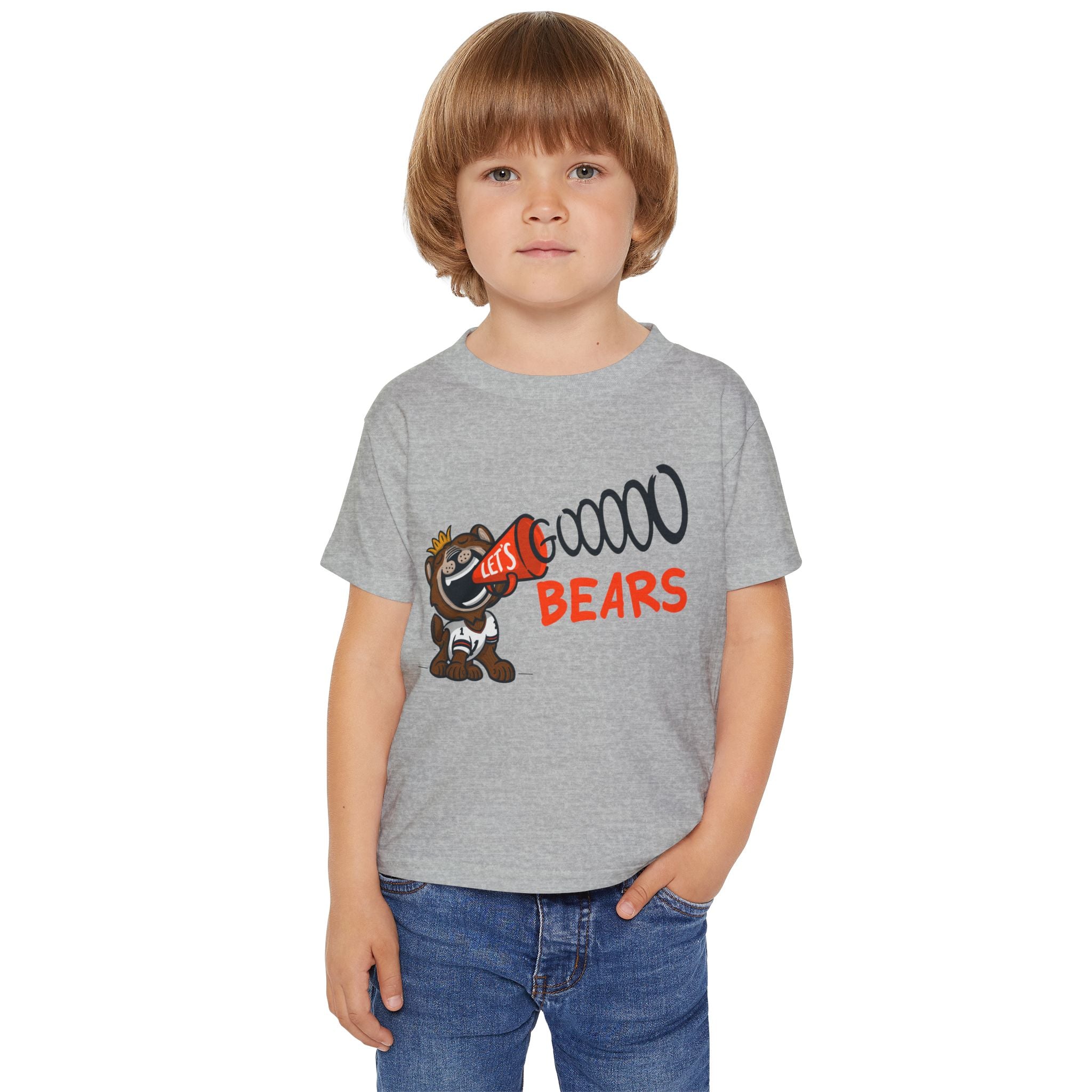 Chicago Football Toddler Tshirt Lil' Staley 'Let's Go' | Hand-Drawn Art | Gifts for Kids