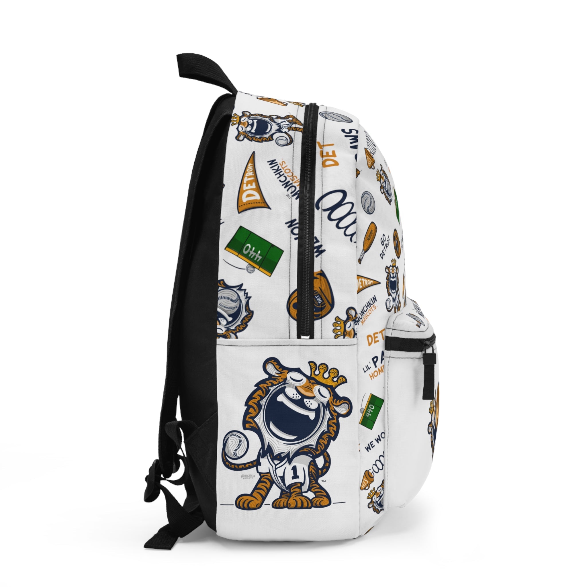 Backpack - Lil' Paws DET Baseball Printify