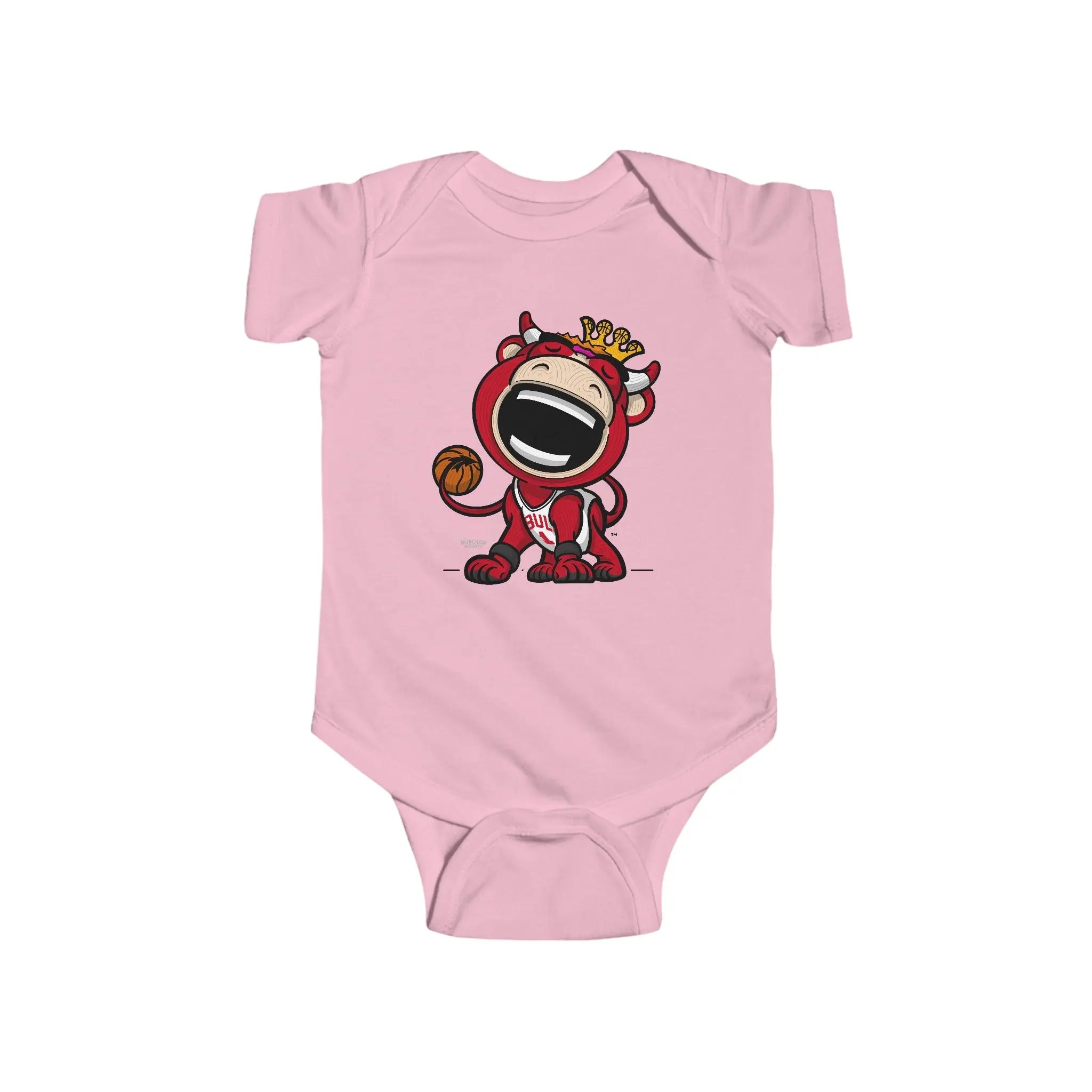 Infant Fine Jersey Bodysuit - Home Jersey - Lil' Benny CHI Basketball Printify