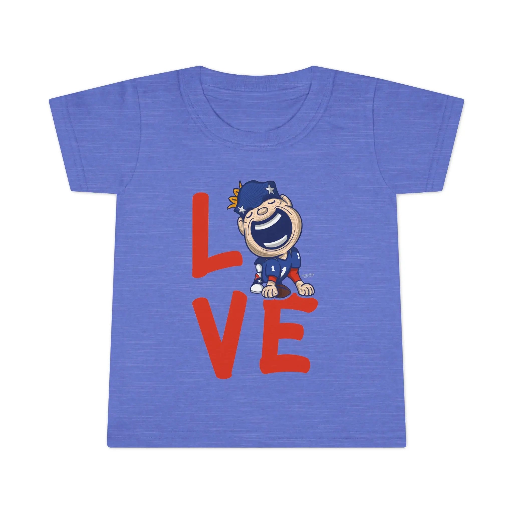 Toddler T-shirt - LOVE - Lil' Pat NE Football Printify