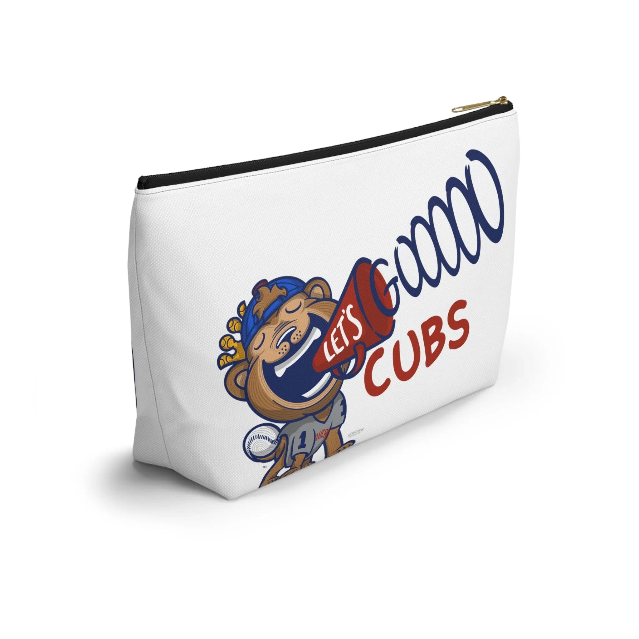 Accessory Pouch w T-bottom - Pattern - Lil' Clark CHI Baseball Printify