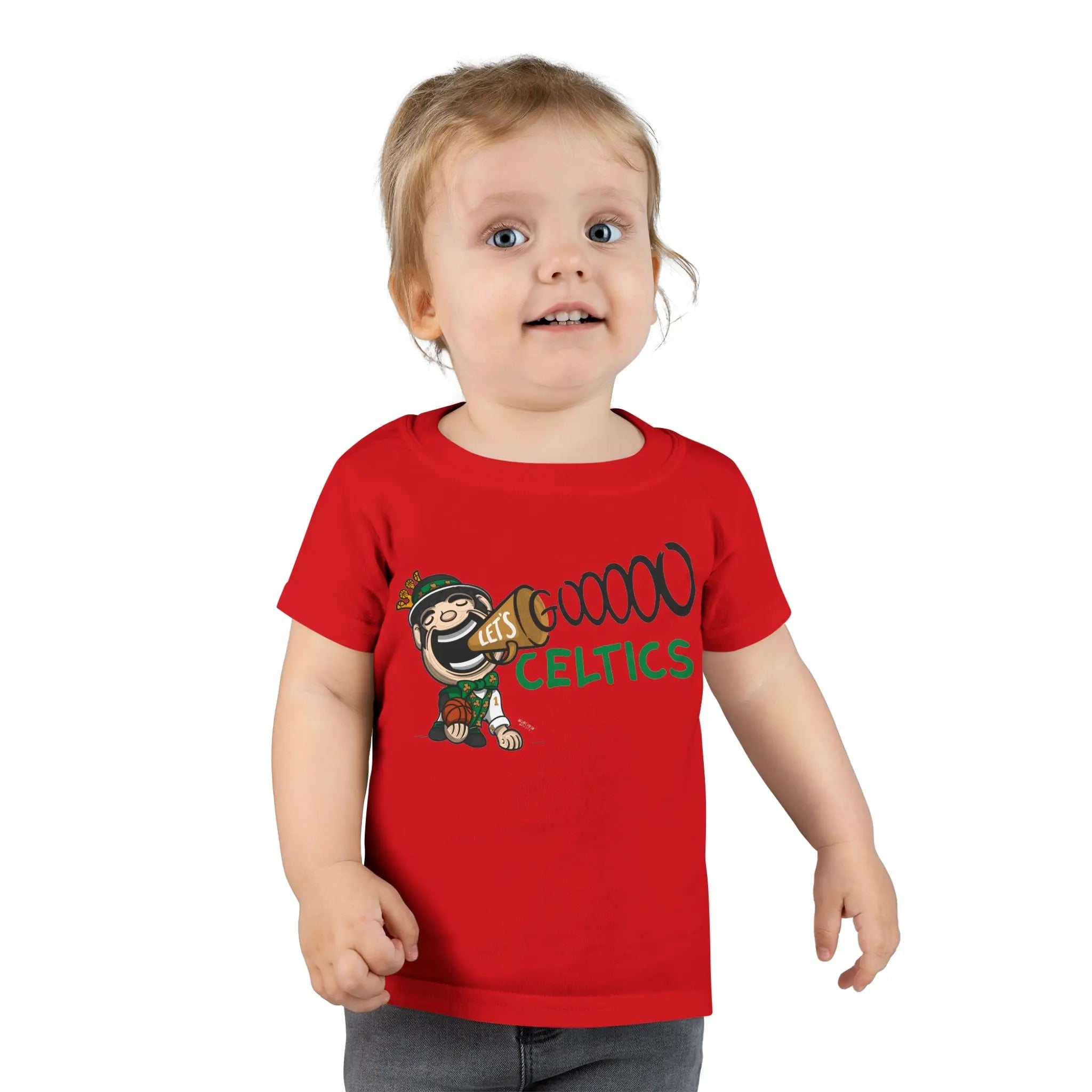Toddler T-shirt - Lets Go - Lil' Lucky BOS Basketball Printify