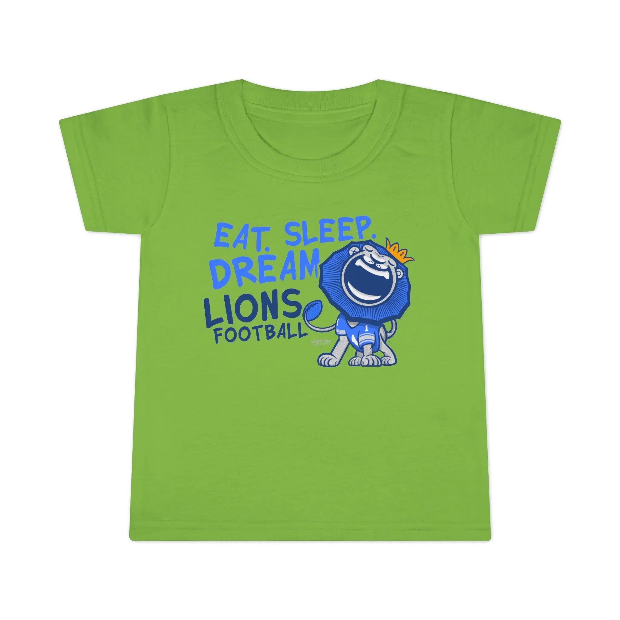 Toddler T-shirt - Eat Sleep Dream - Lil' Roary DET Football Printify