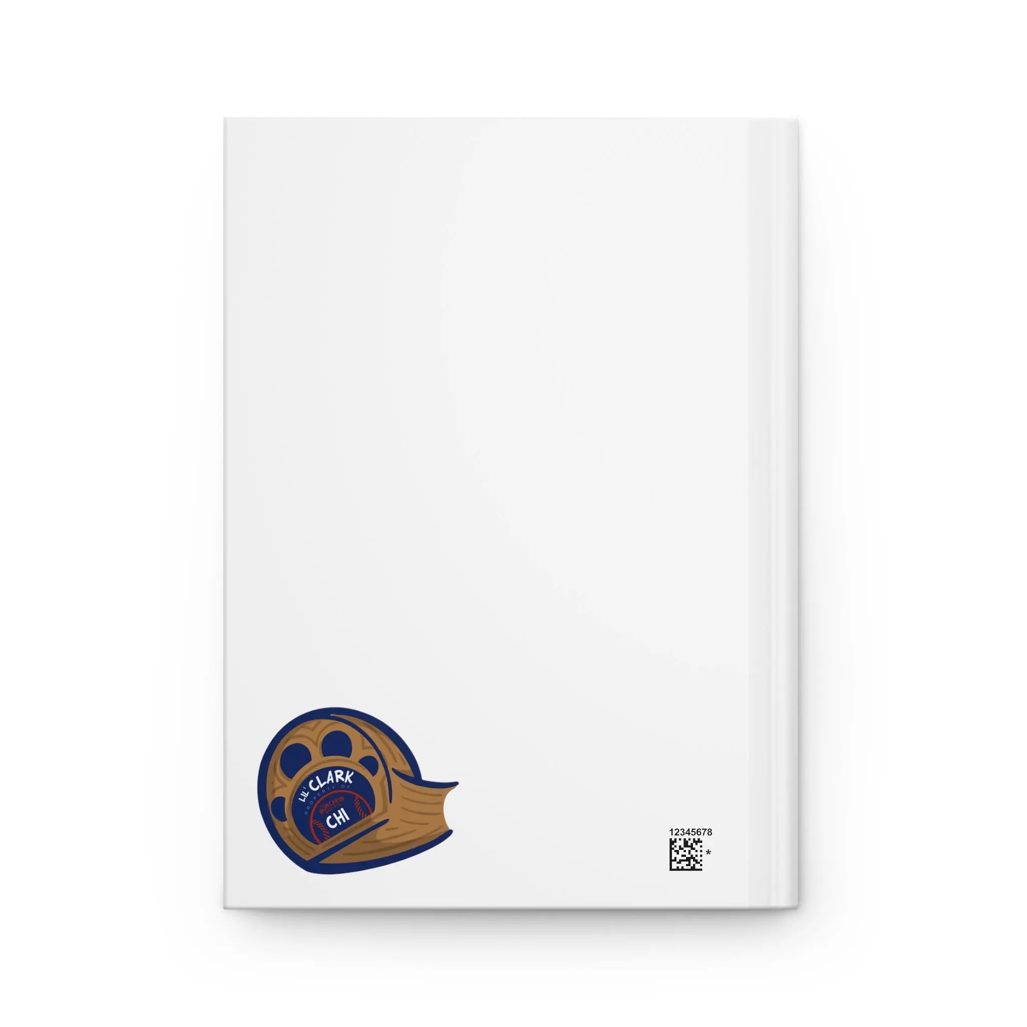 Hardcover Journal Matte - LOVE - Lil' Clark CHI Baseball Printify
