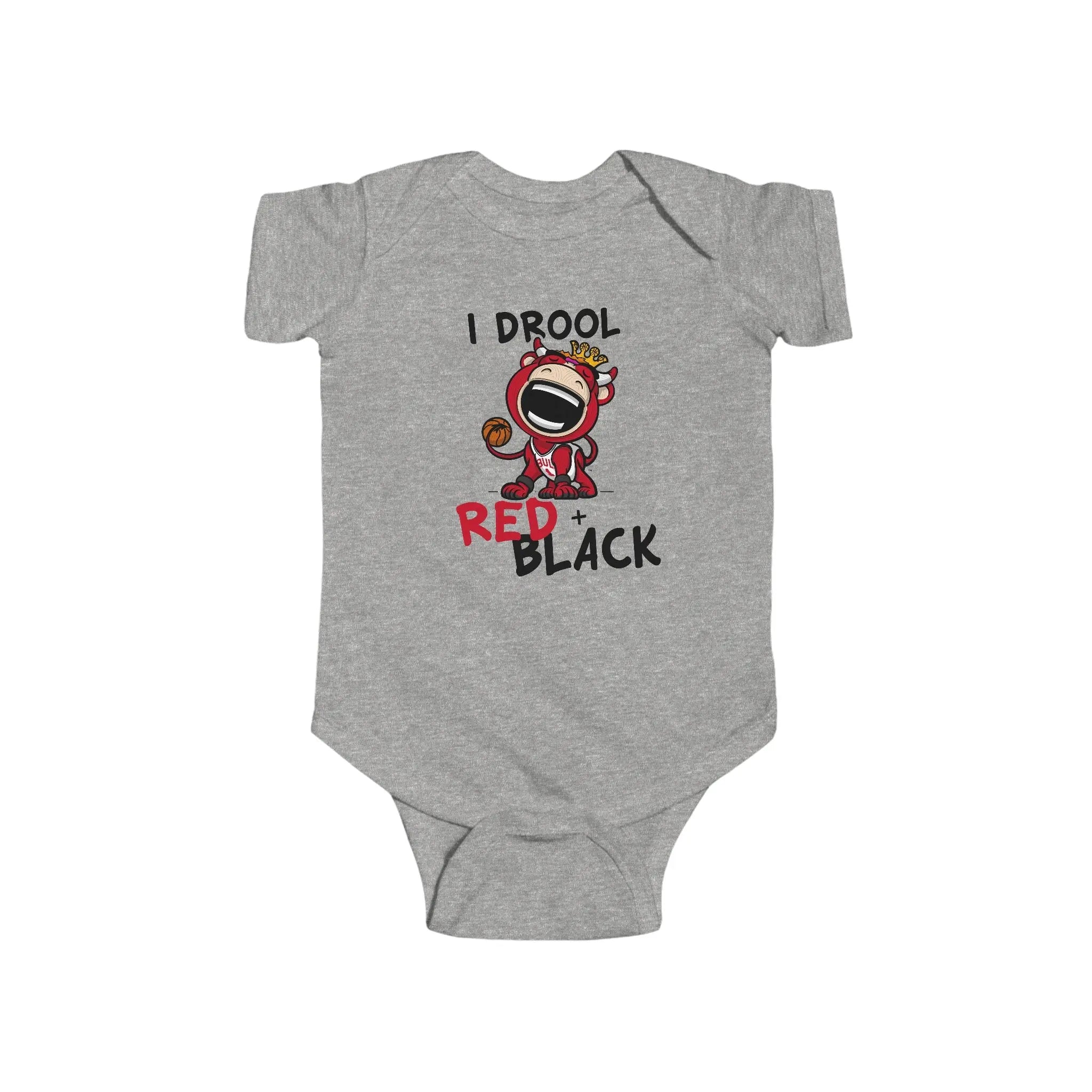 Infant Fine Jersey Bodysuit - I Drool - Lil' Benny CHI Basketball Printify