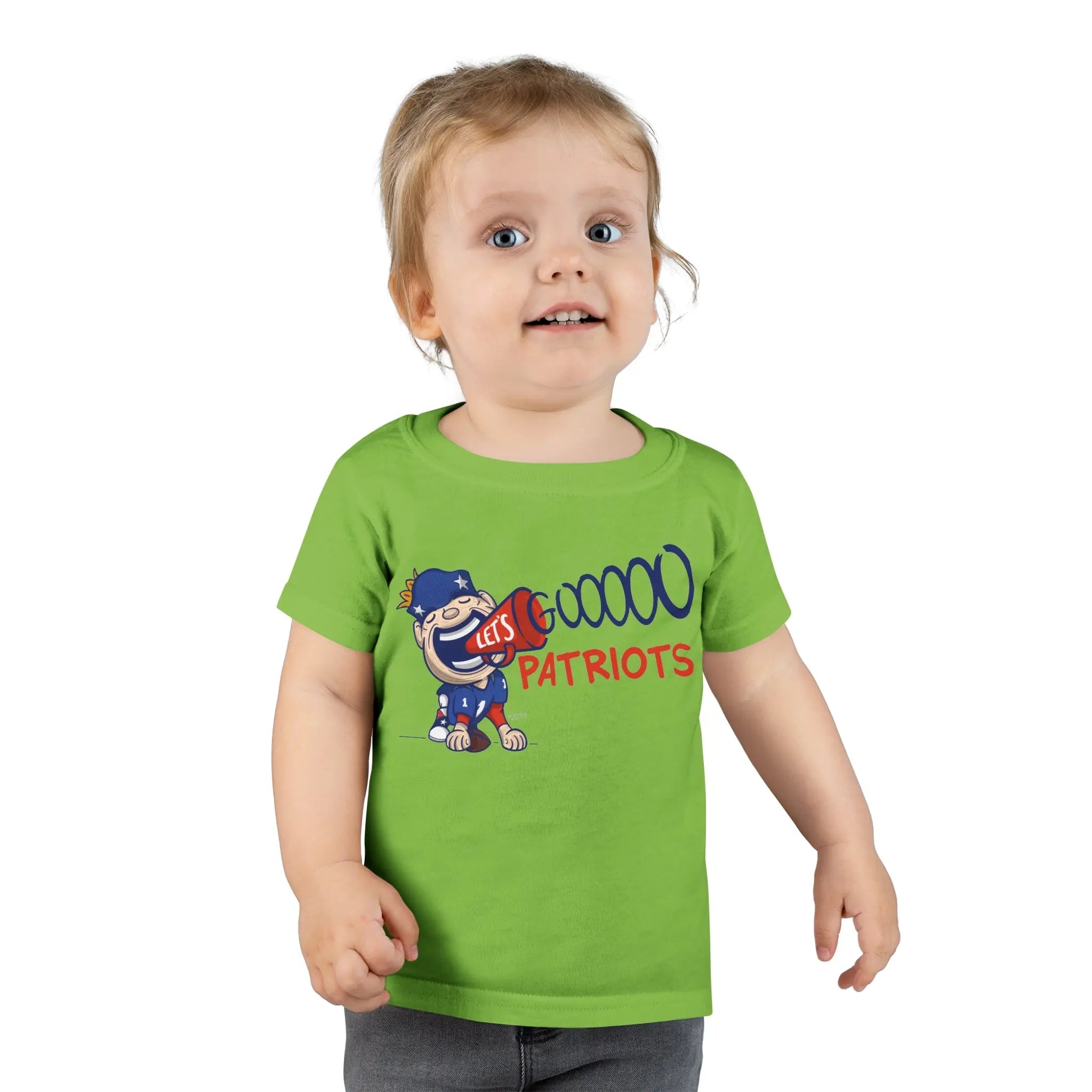Toddler T-shirt - Lets Go - Lil' Pat NE Football Printify