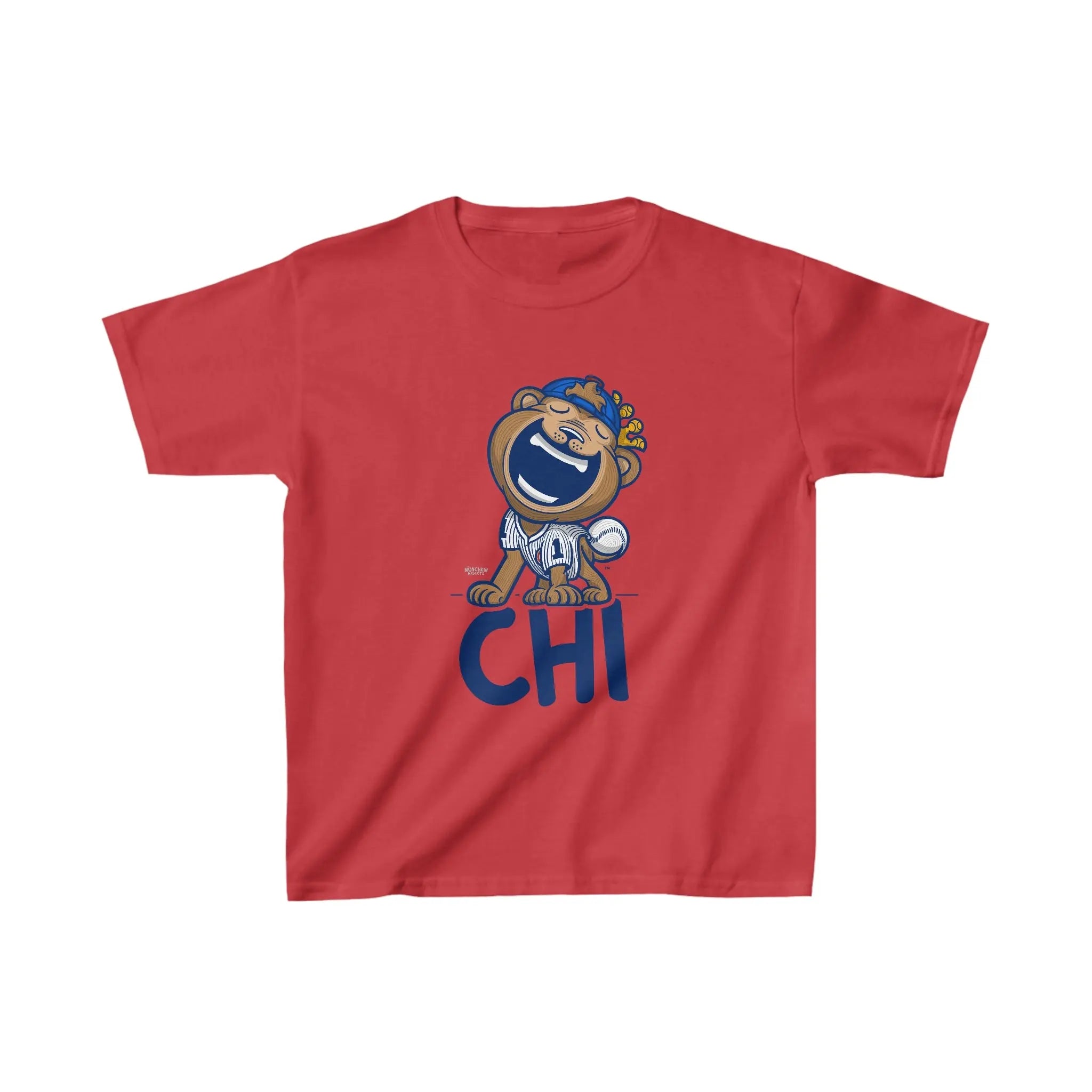 Kids Heavy Cotton™ Tee - CHI - Lil' Clark CHI Baseball Printify