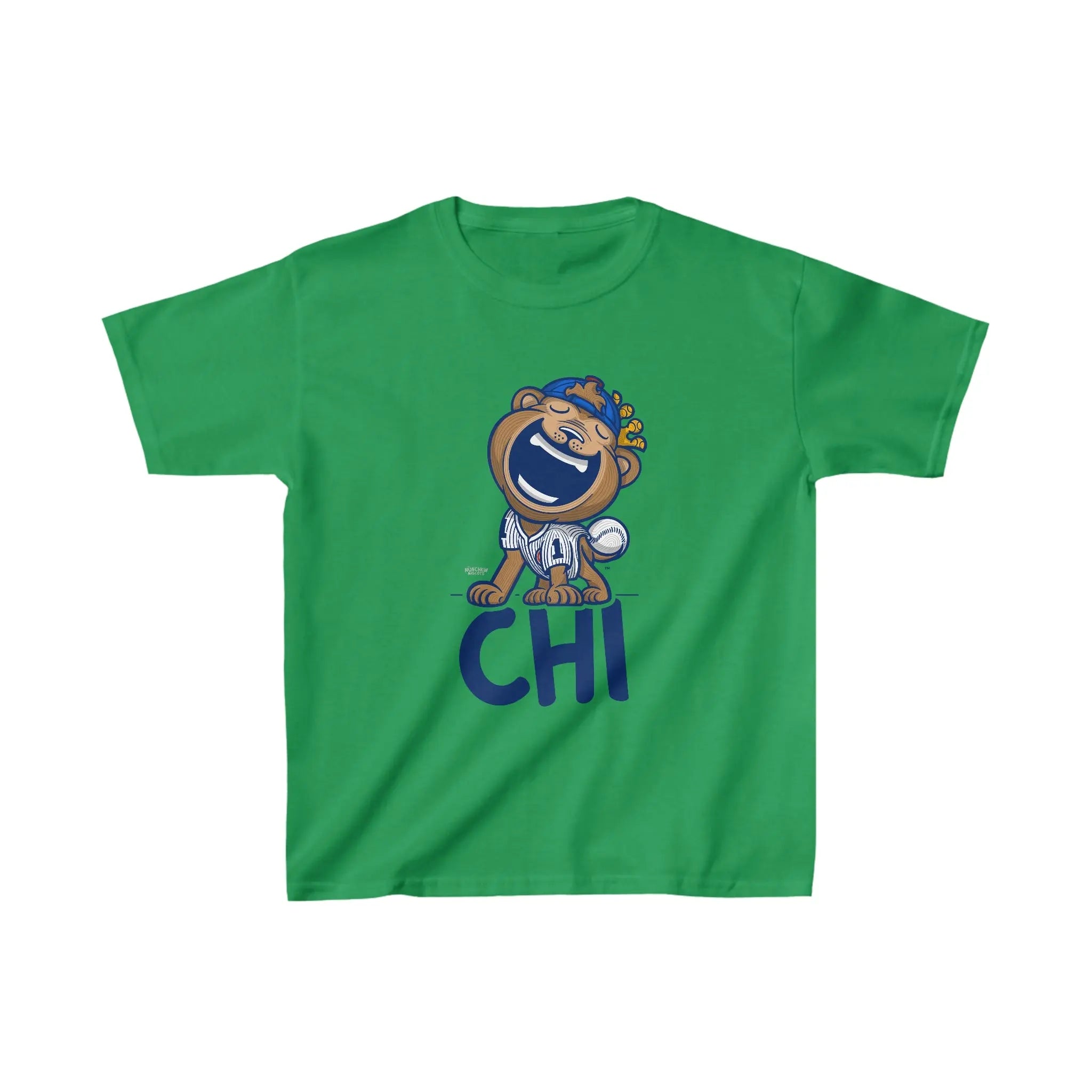 Kids Heavy Cotton™ Tee - CHI - Lil' Clark CHI Baseball Printify