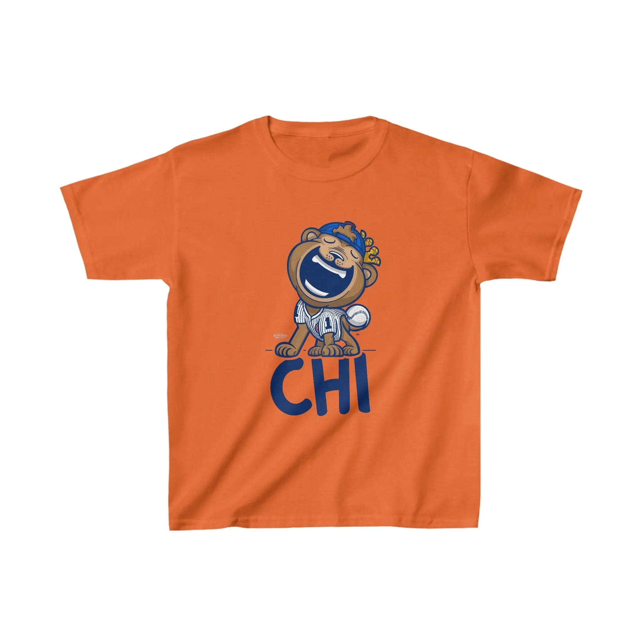 Kids Heavy Cotton™ Tee - CHI - Lil' Clark CHI Baseball Printify