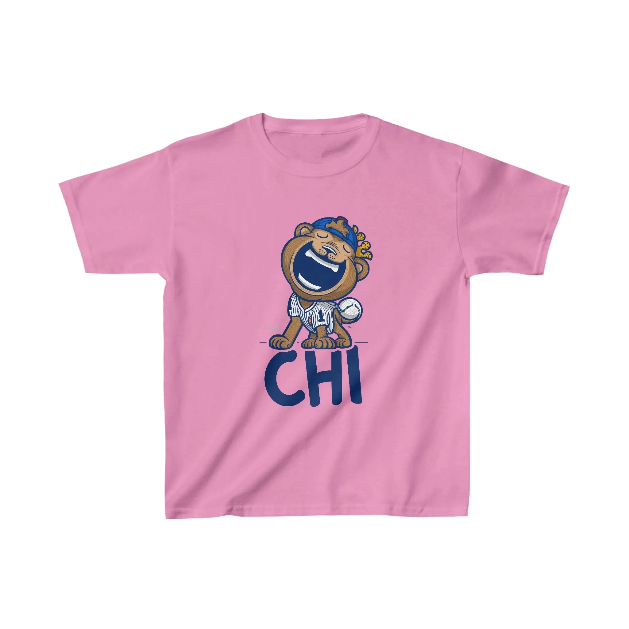 Kids Heavy Cotton™ Tee - CHI - Lil' Clark CHI Baseball Printify
