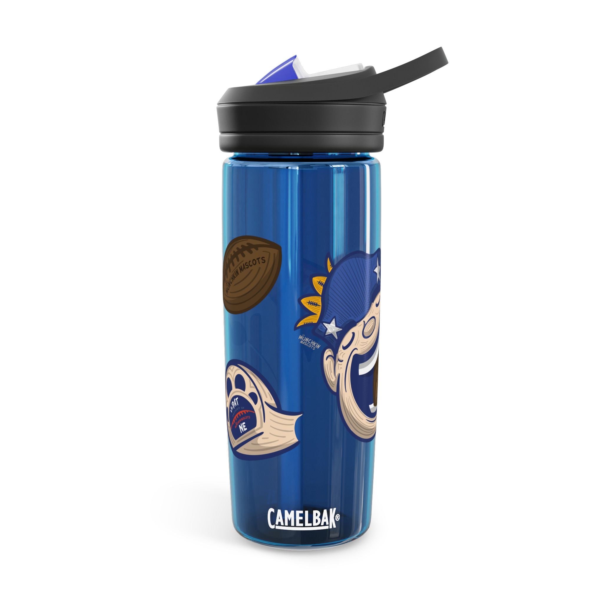 New England Football CamelBak Eddy® Lil' Pat Water Bottle, 20oz\25oz | Hand-Drawn Art | Gifts for Kids