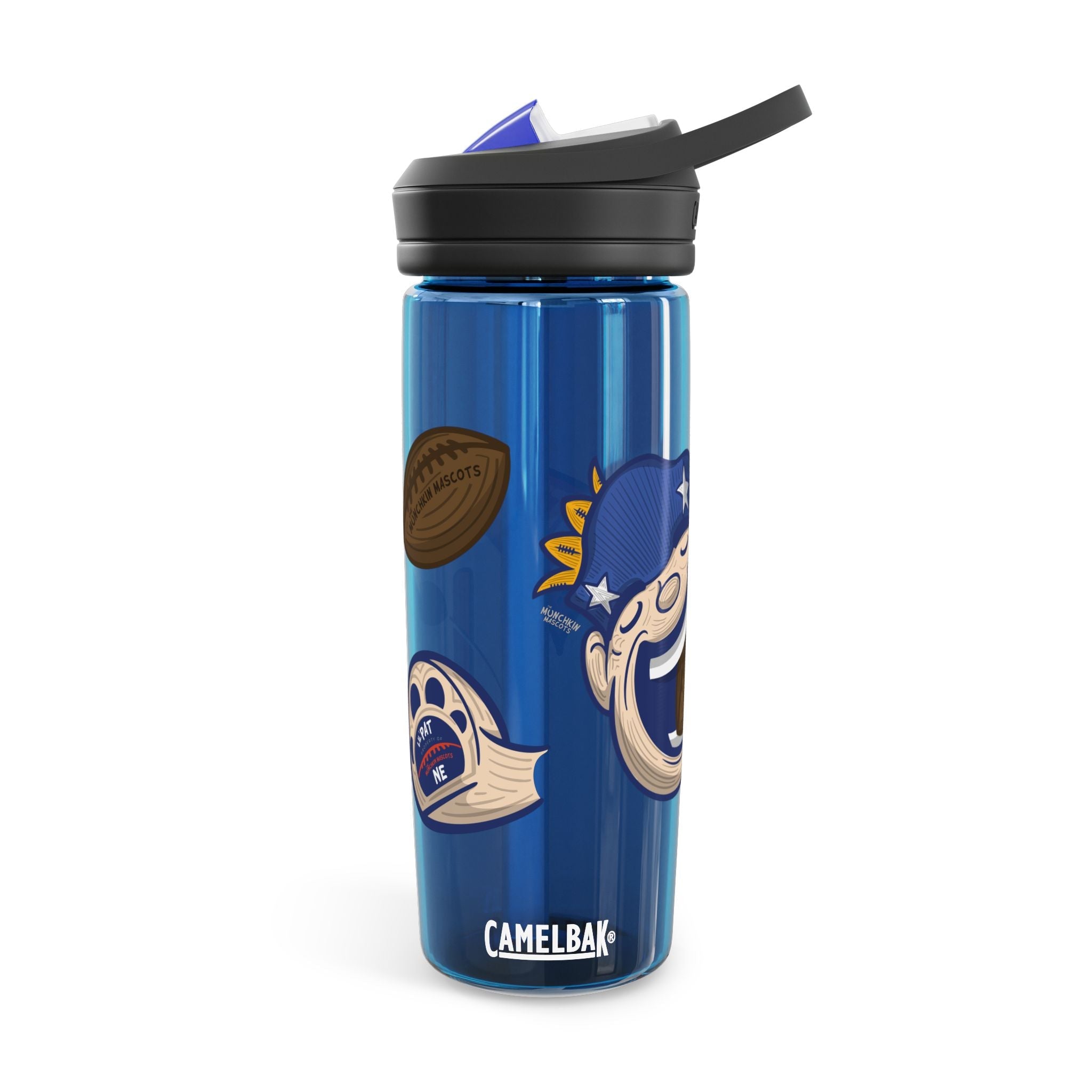 New England Football CamelBak Eddy® Lil' Pat Water Bottle, 20oz\25oz | Hand-Drawn Art | Gifts for Kids