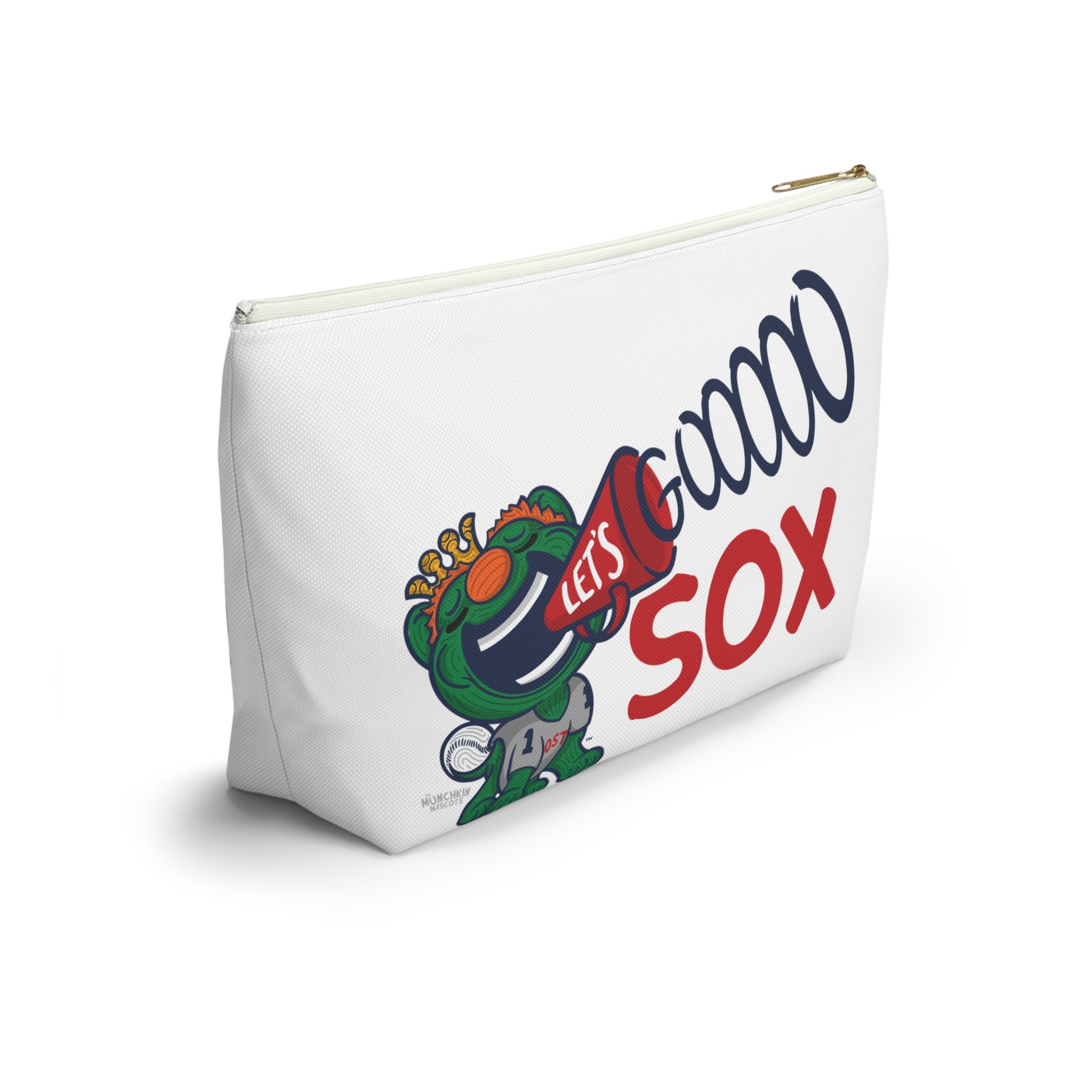 Boston Baseball Accessory Pouch Lil' Wally Themed | Hand-Drawn Art | Gifts for Kids