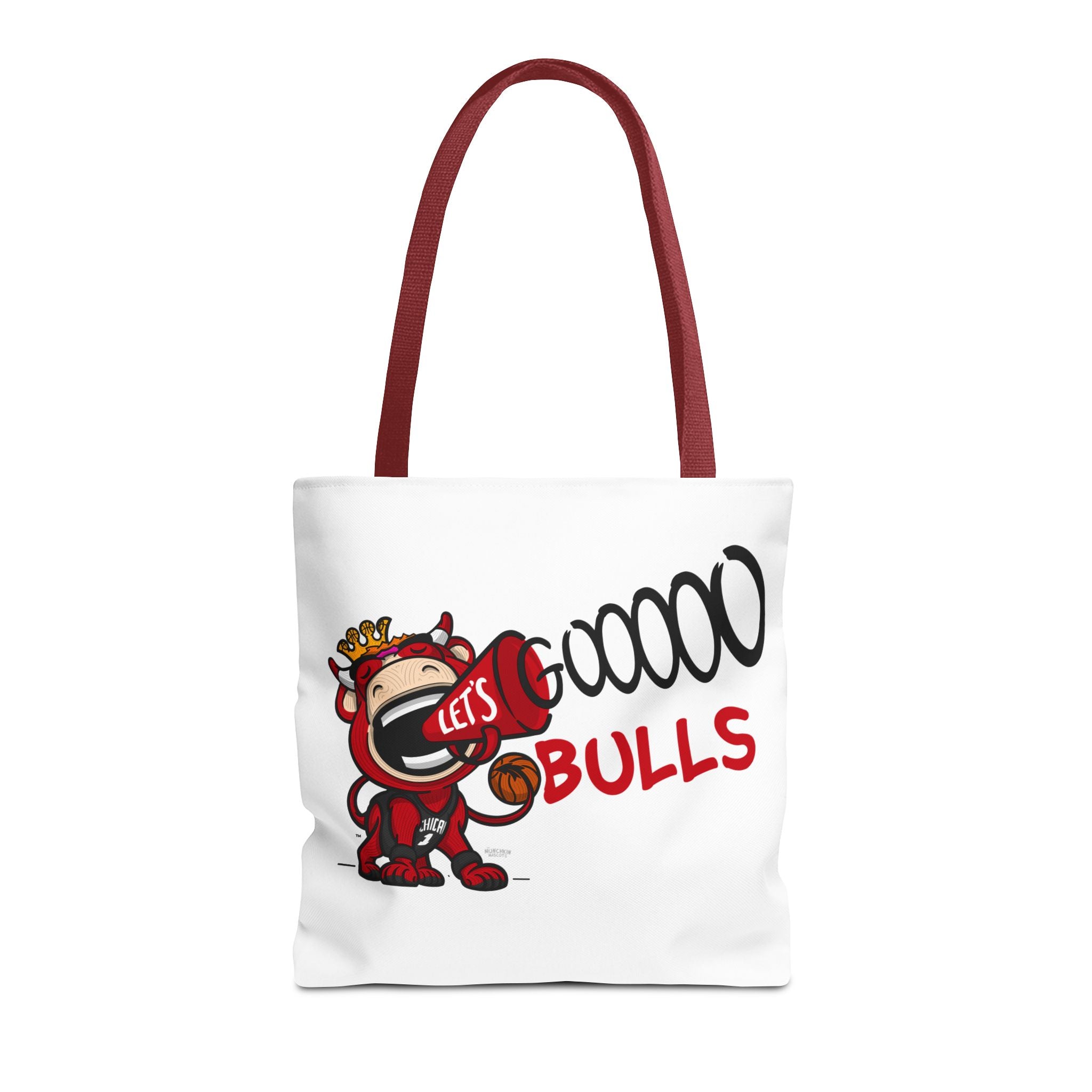Chicago Basketball Tote Bag Lil' Benny 'Let's Go' + Pattern | Hand-Drawn Art | Gifts for Parents