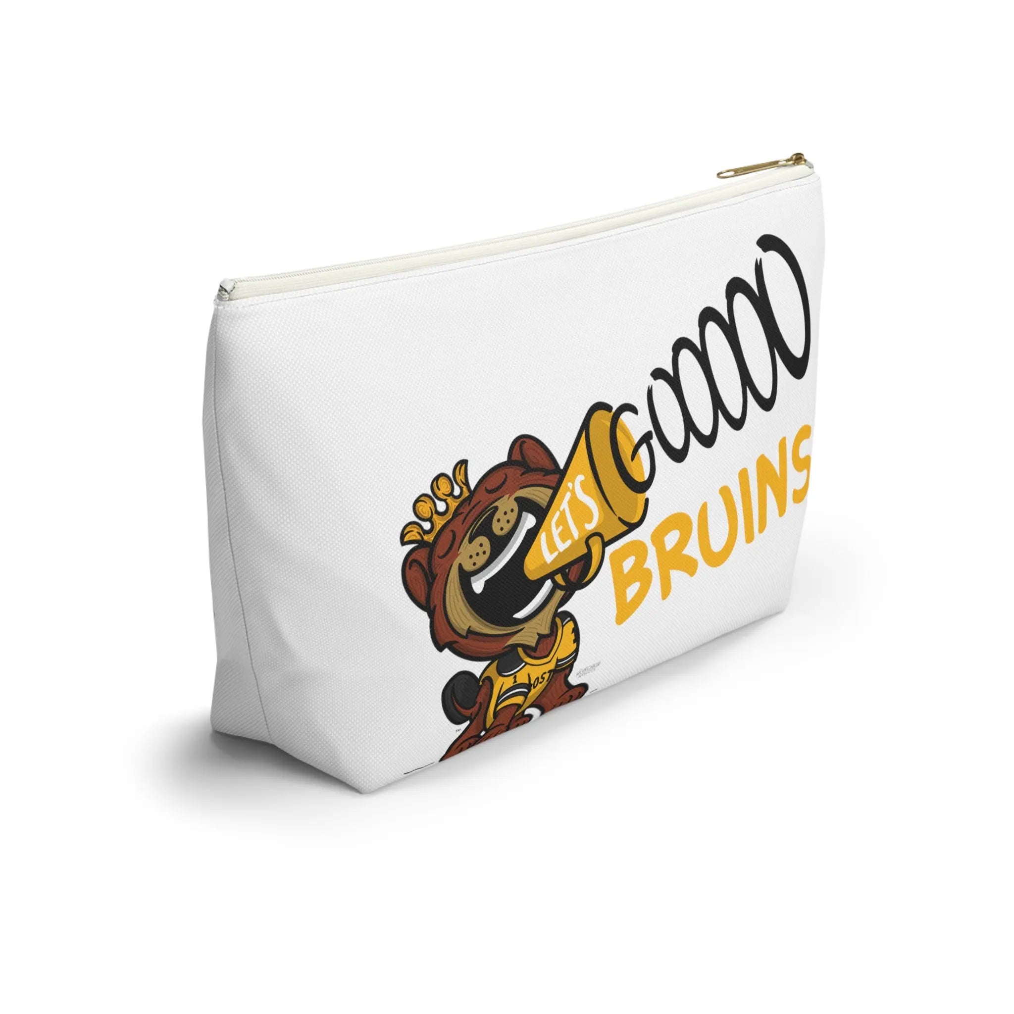 Accessory Pouch w T-bottom - Pattern - Lil' Blades BOS Hockey Printify