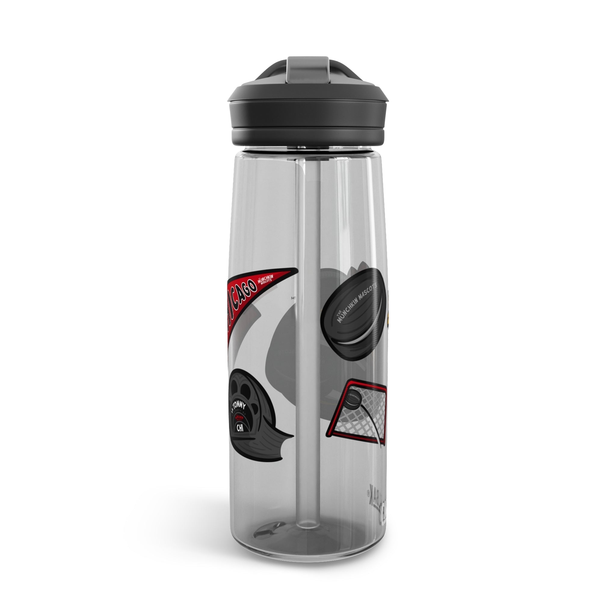 CamelBak Eddy® Water Bottle, 20oz\25oz - Lil' Tommy CHI Hockey Printify
