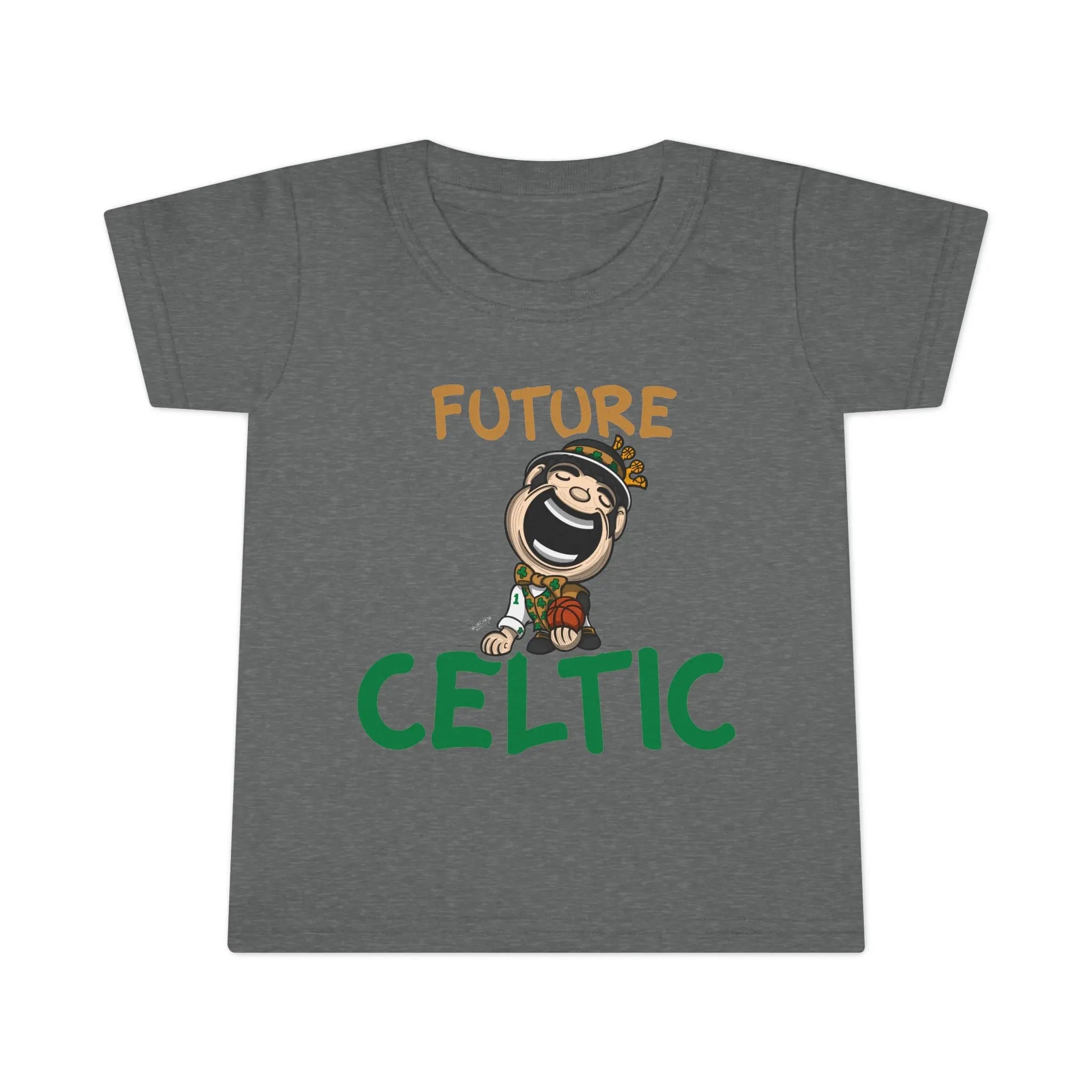 Toddler T-shirt - Future Celtic - Lil' Lucky BOS Basketball Printify