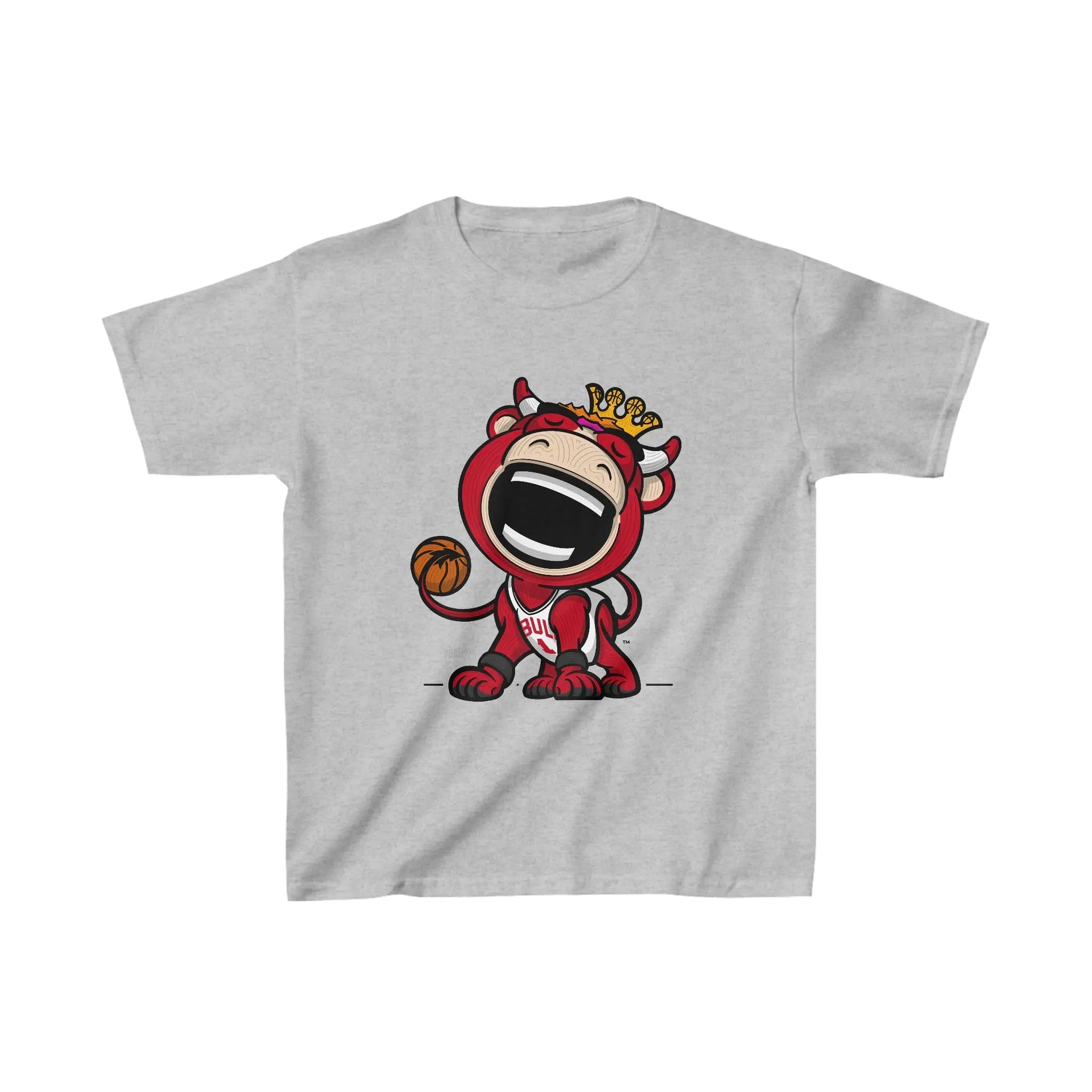 Kids Heavy Cotton™ Tee - Home Jersey - Lil' Benny CHI Basketball Printify