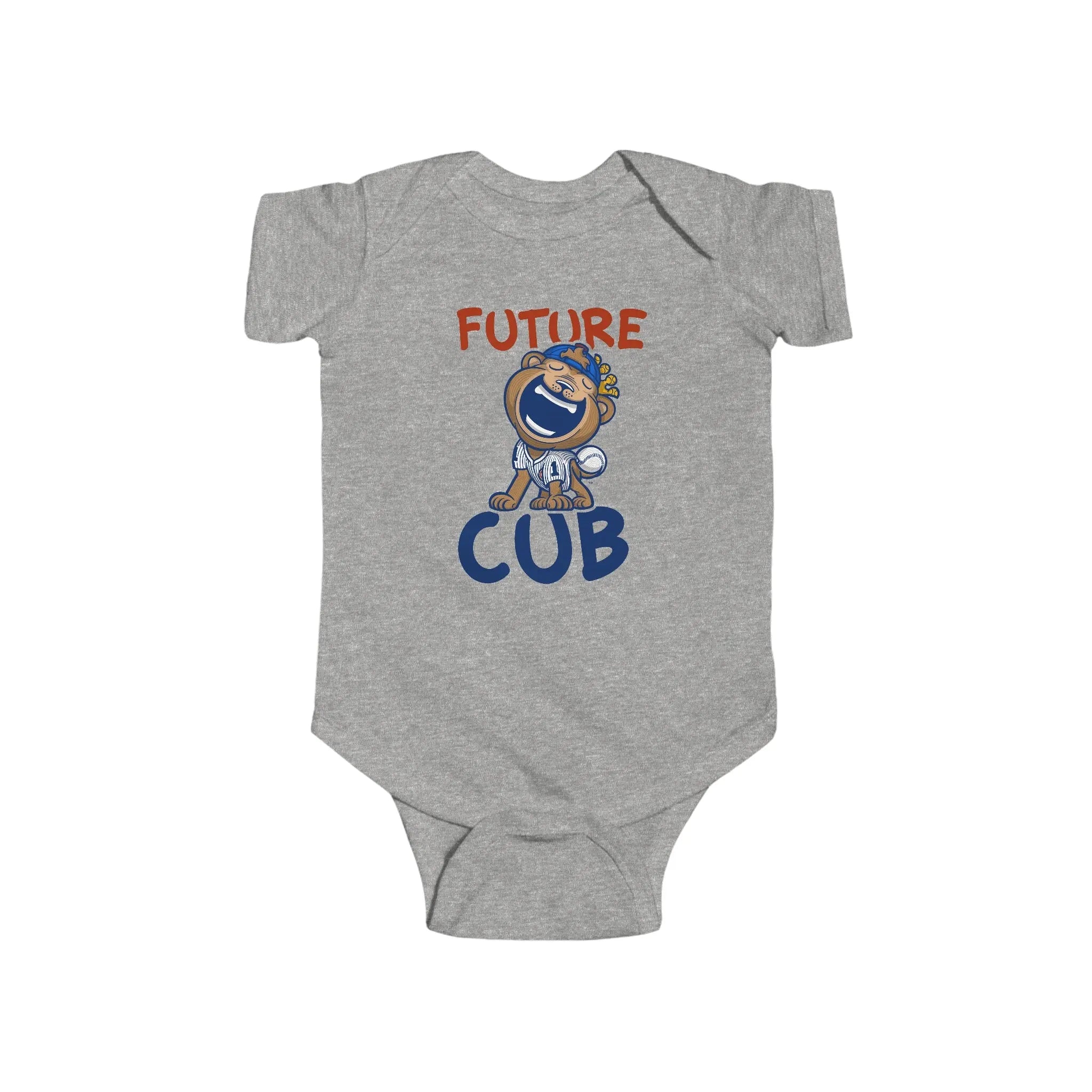 Infant Fine Jersey Bodysuit - Future Cub - Lil' Clark CHI Baseball Printify