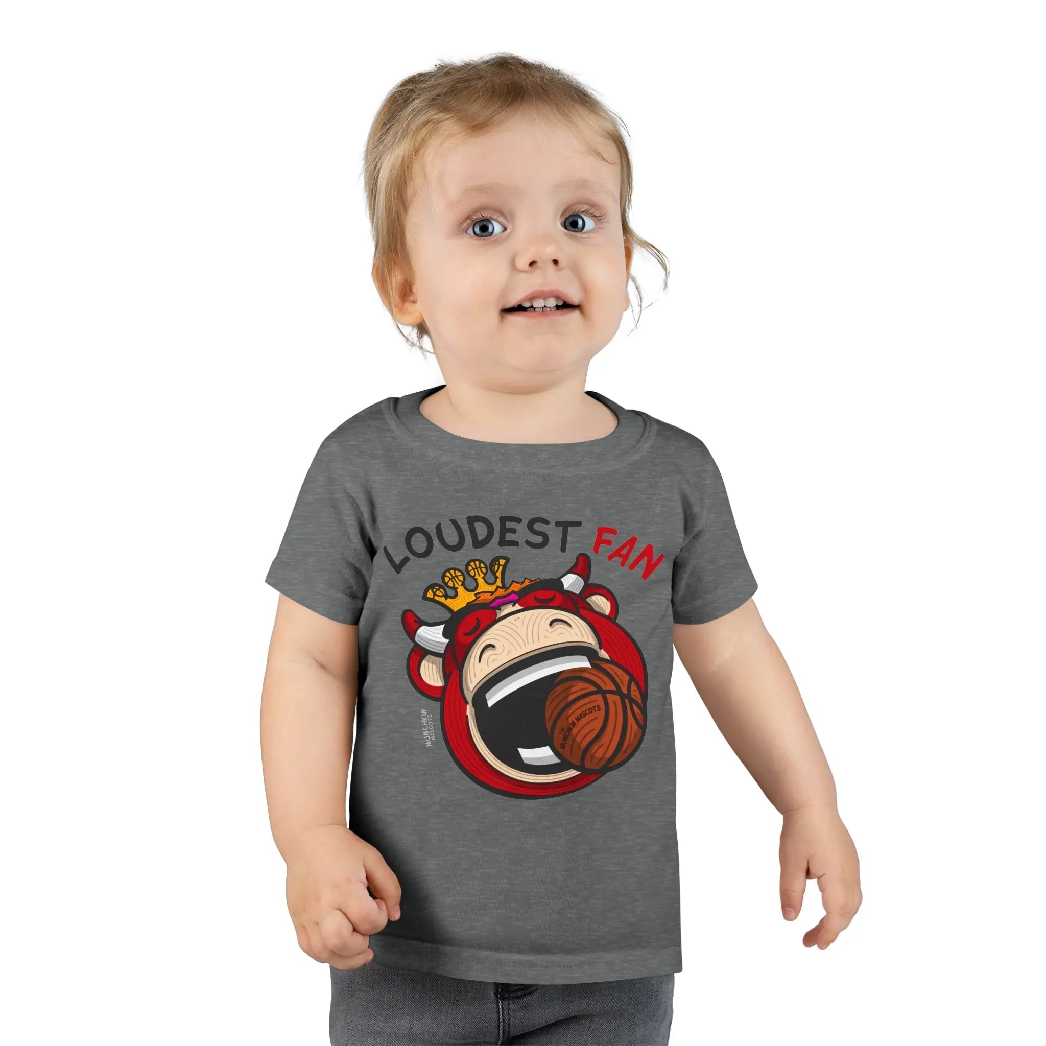 Toddler T-shirt - Loudest Fan - Lil' Benny CHI Basketball Printify