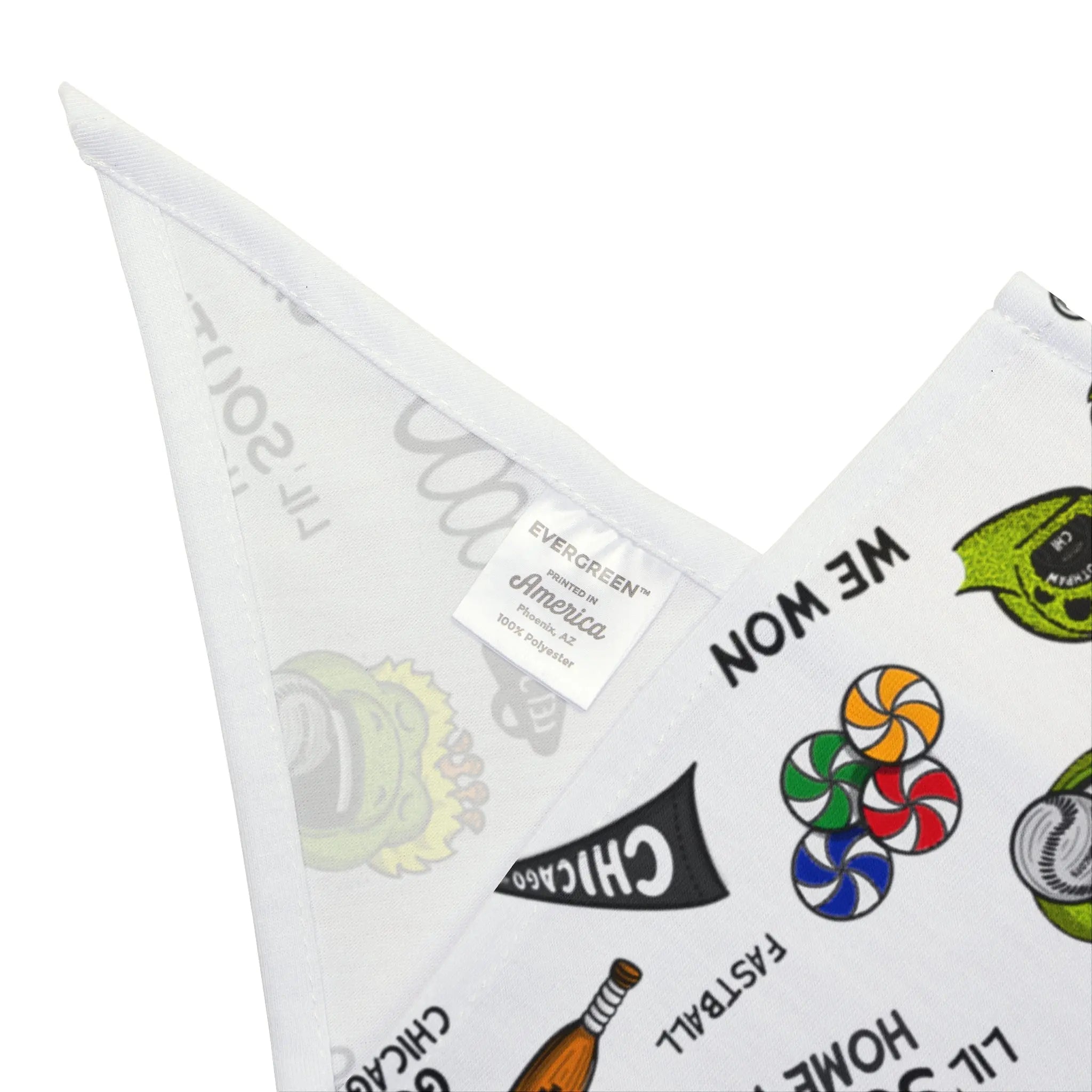 Pet Bandana - Pattern - Lil' Southpaw CHI Baseball Printify