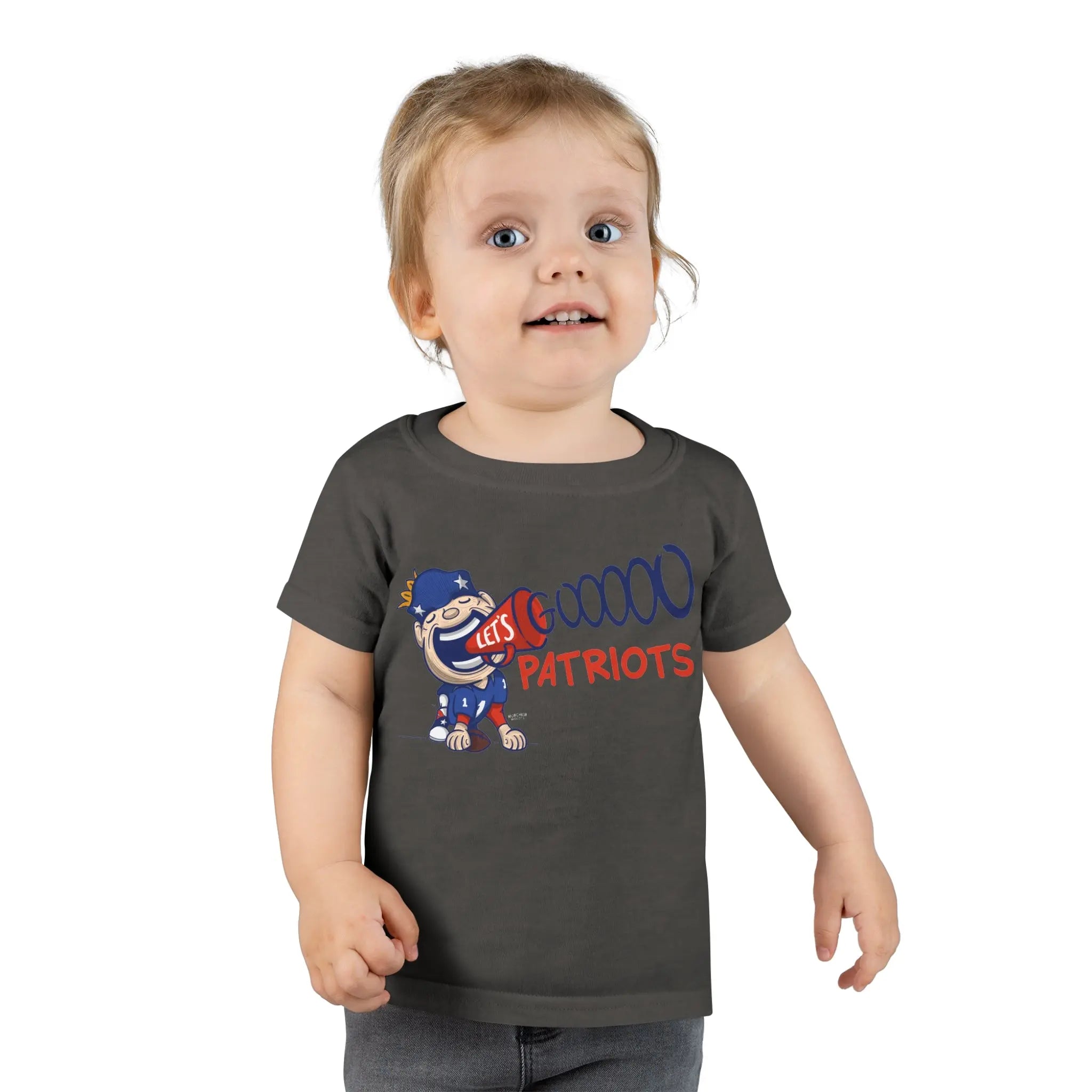 Toddler T-shirt - Lets Go - Lil' Pat NE Football Printify