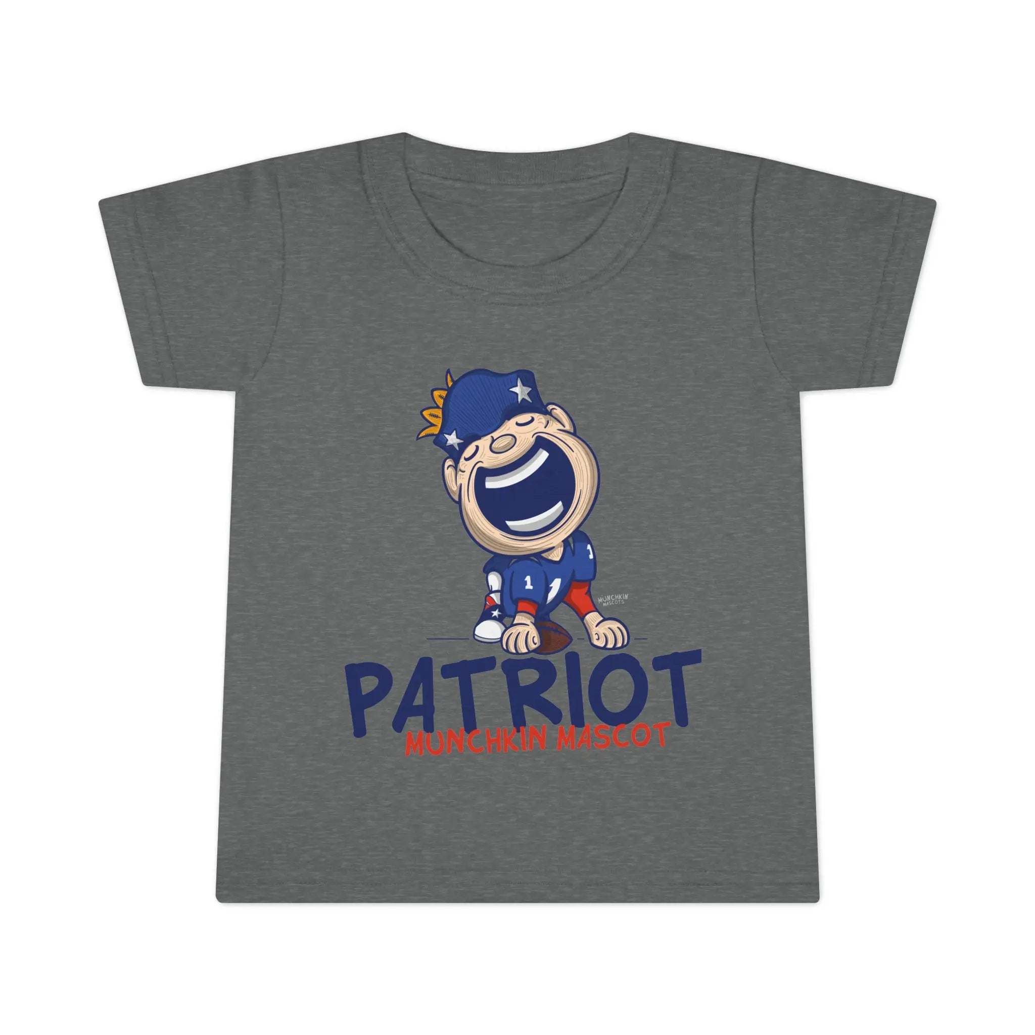 Toddler T-shirt - Munchkin Mascot - Lil' Pat NE Football Printify