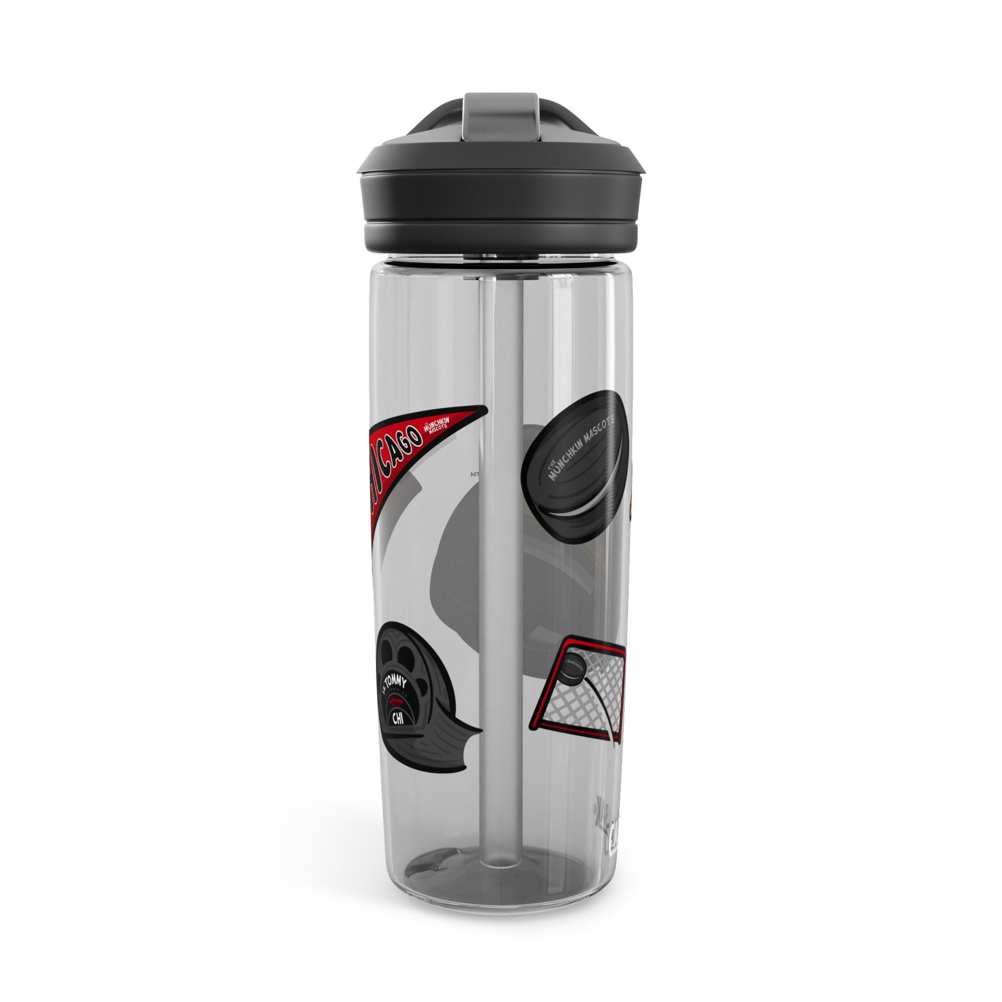 CamelBak Eddy® Water Bottle, 20oz\25oz - Lil' Tommy CHI Hockey Printify