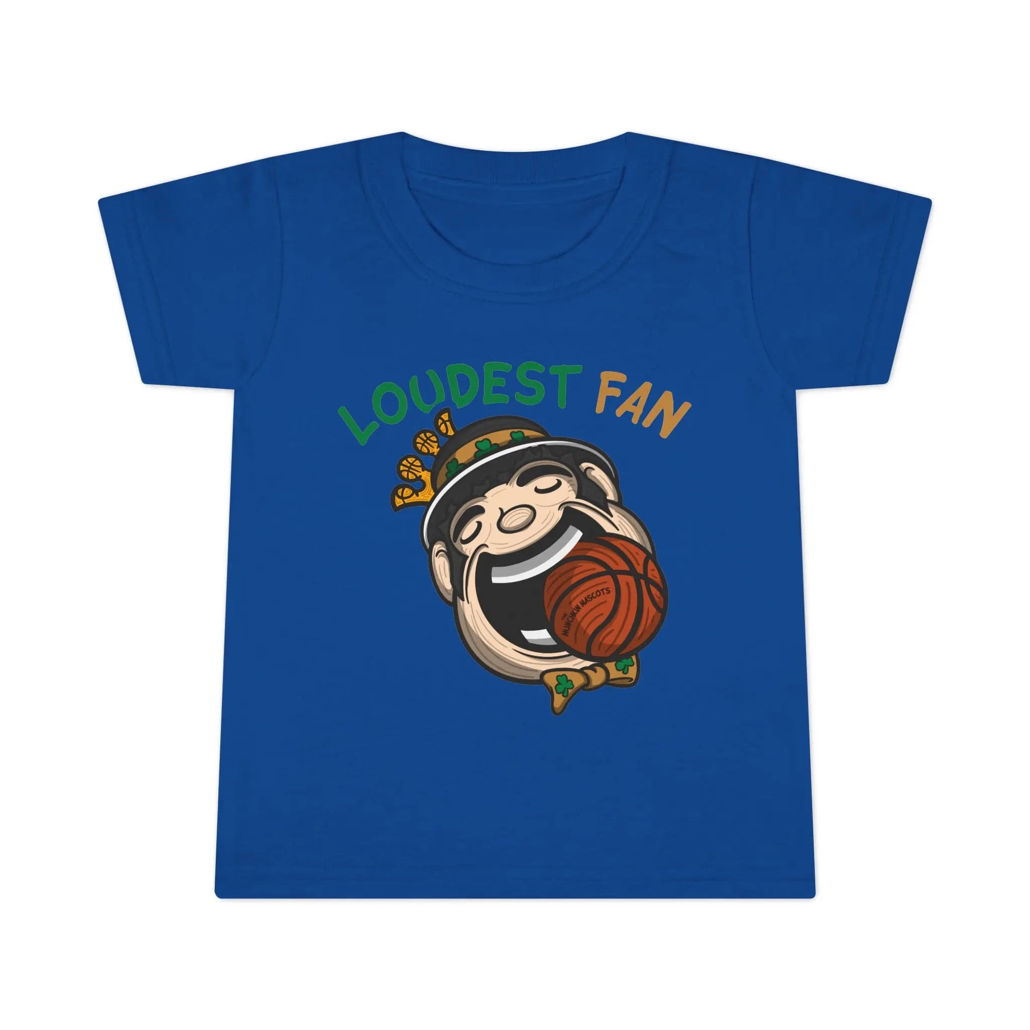 Toddler T-shirt - Loudest Fan - Lil' Lucky BOS Basketball Printify