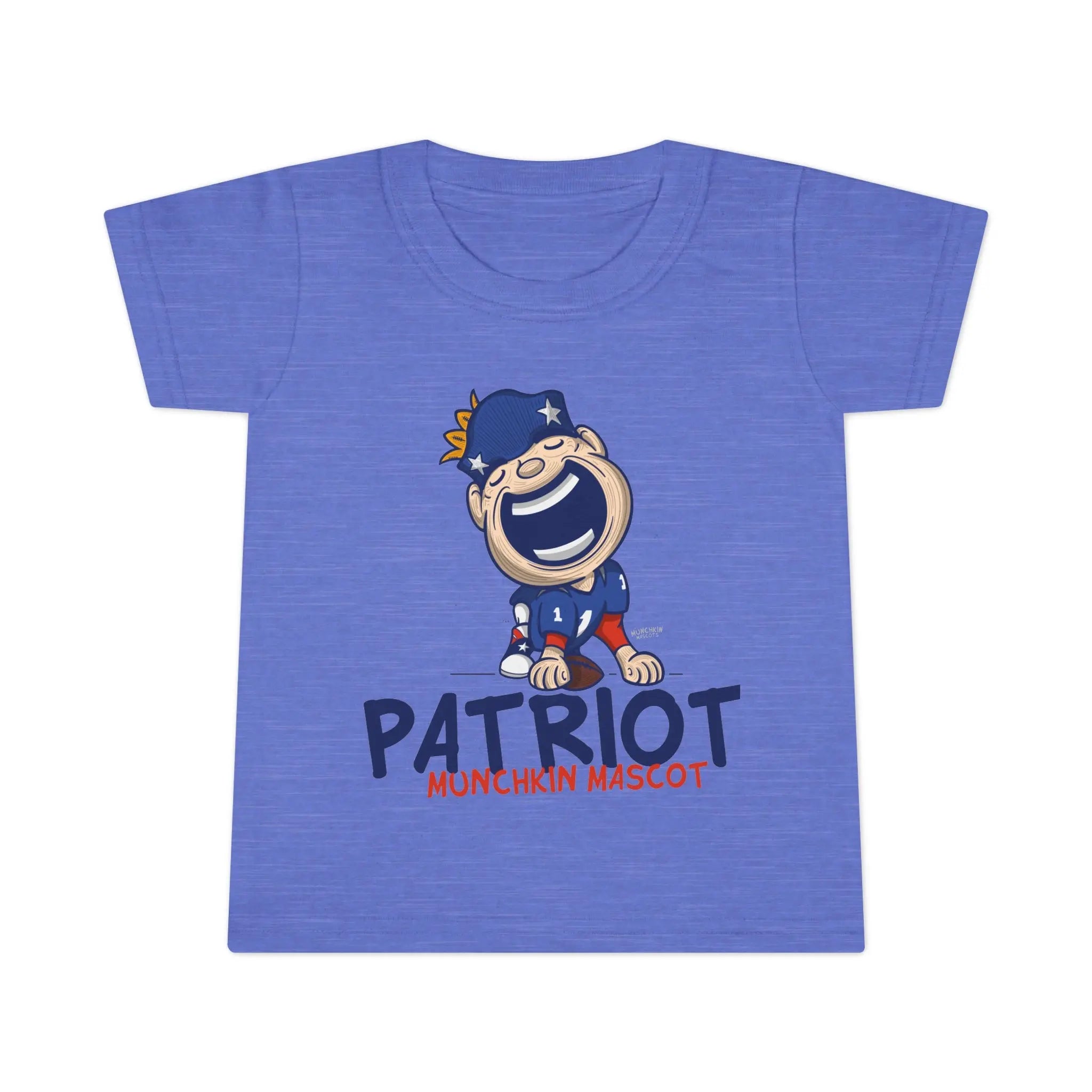 Toddler T-shirt - Munchkin Mascot - Lil' Pat NE Football Printify