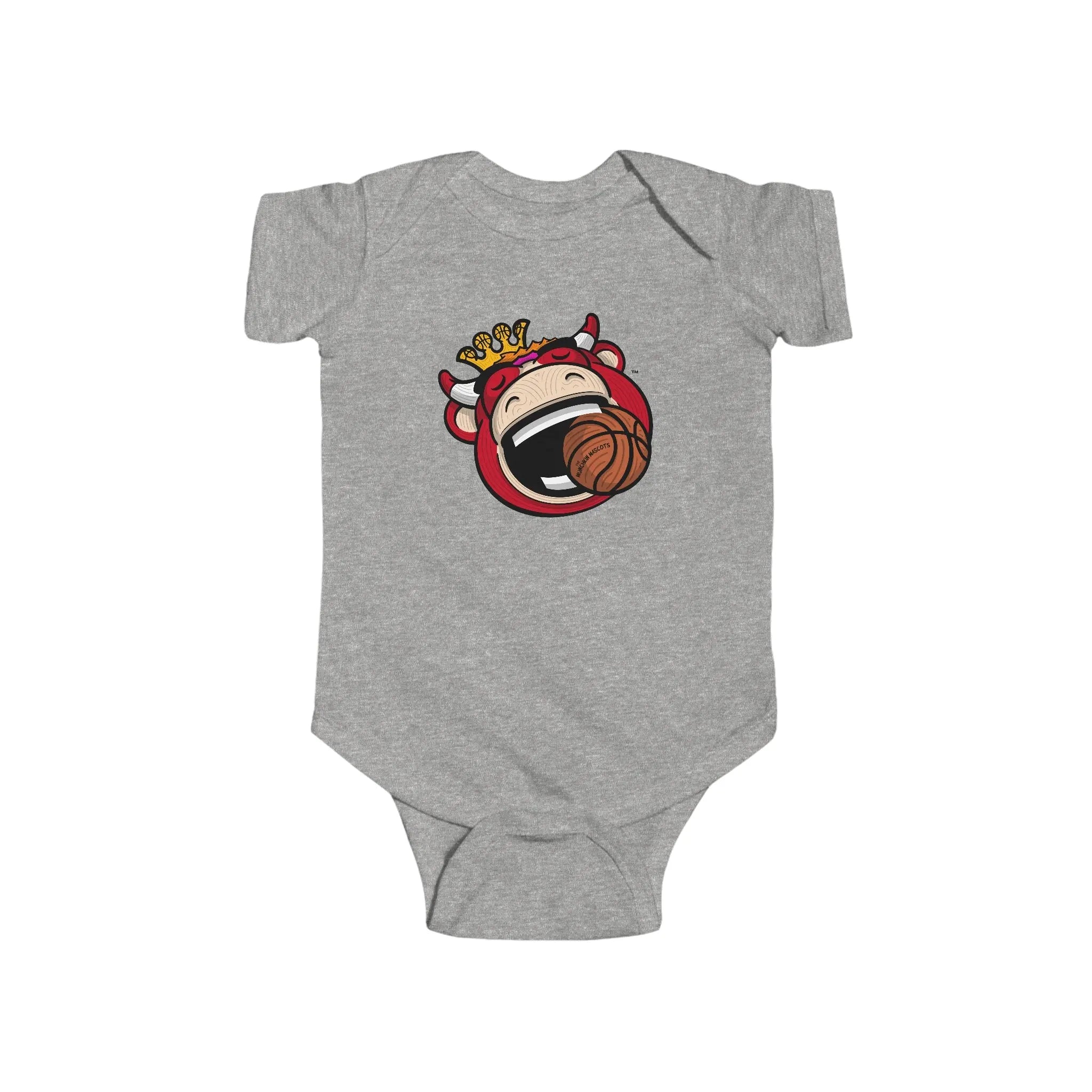 Infant Fine Jersey Bodysuit - Gameball Bite - Lil' Benny CHI Basketball Printify