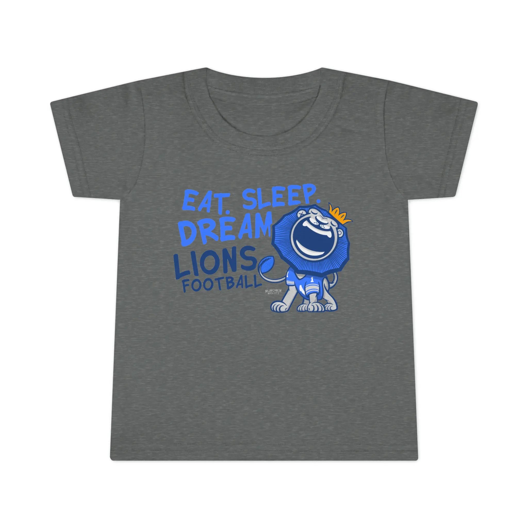 Toddler T-shirt - Eat Sleep Dream - Lil' Roary DET Football Printify