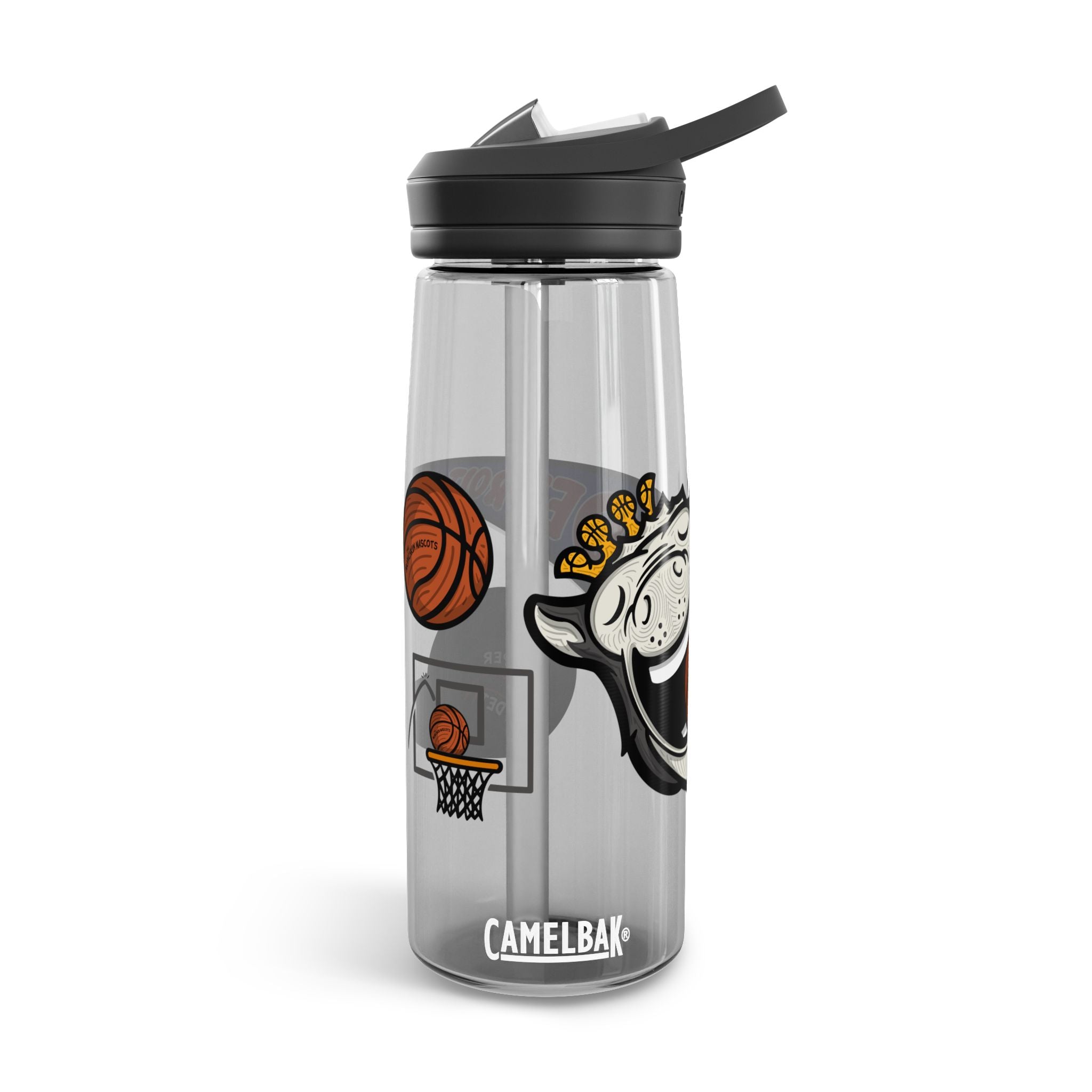Detroit Basketball CamelBak Eddy® Lil' Hooper Water Bottle, 20oz\25oz | Hand-Drawn Art | Gifts for Kids
