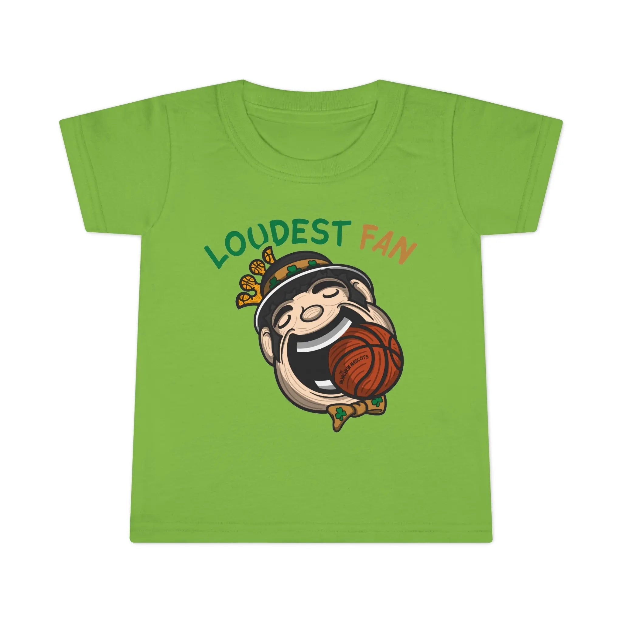 Toddler T-shirt - Loudest Fan - Lil' Lucky BOS Basketball Printify