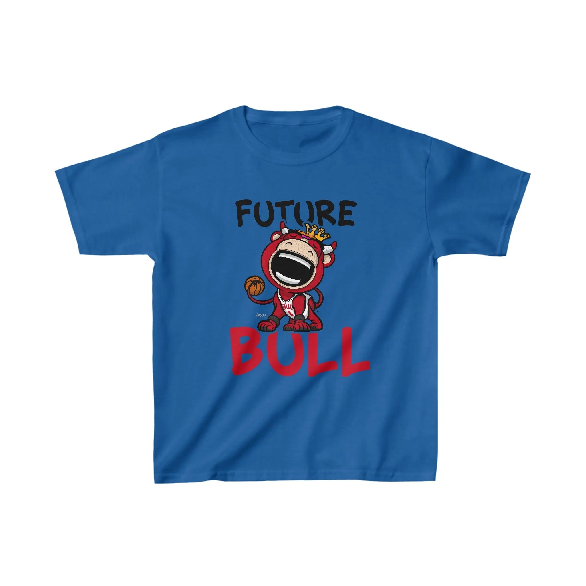 Kids Heavy Cotton™ Tee - Future Bull - Lil' Benny CHI Basketball Printify