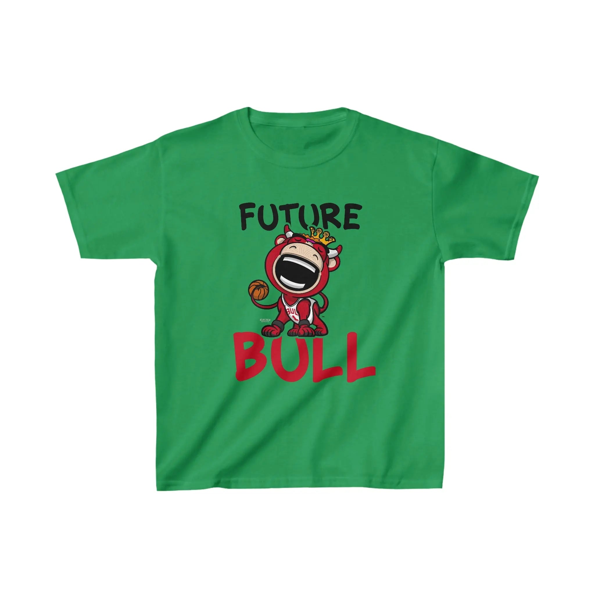 Kids Heavy Cotton™ Tee - Future Bull - Lil' Benny CHI Basketball Printify