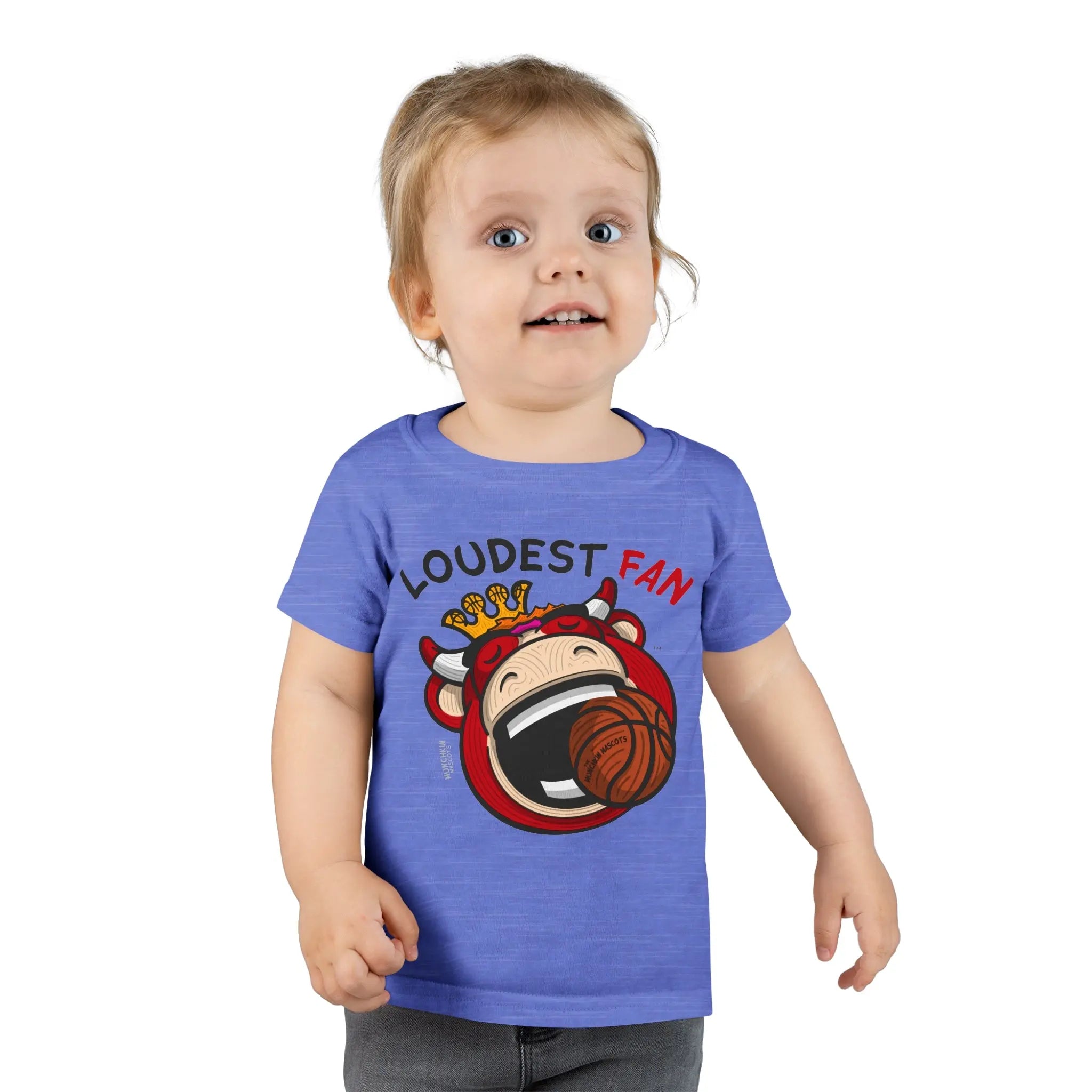 Toddler T-shirt - Loudest Fan - Lil' Benny CHI Basketball Printify