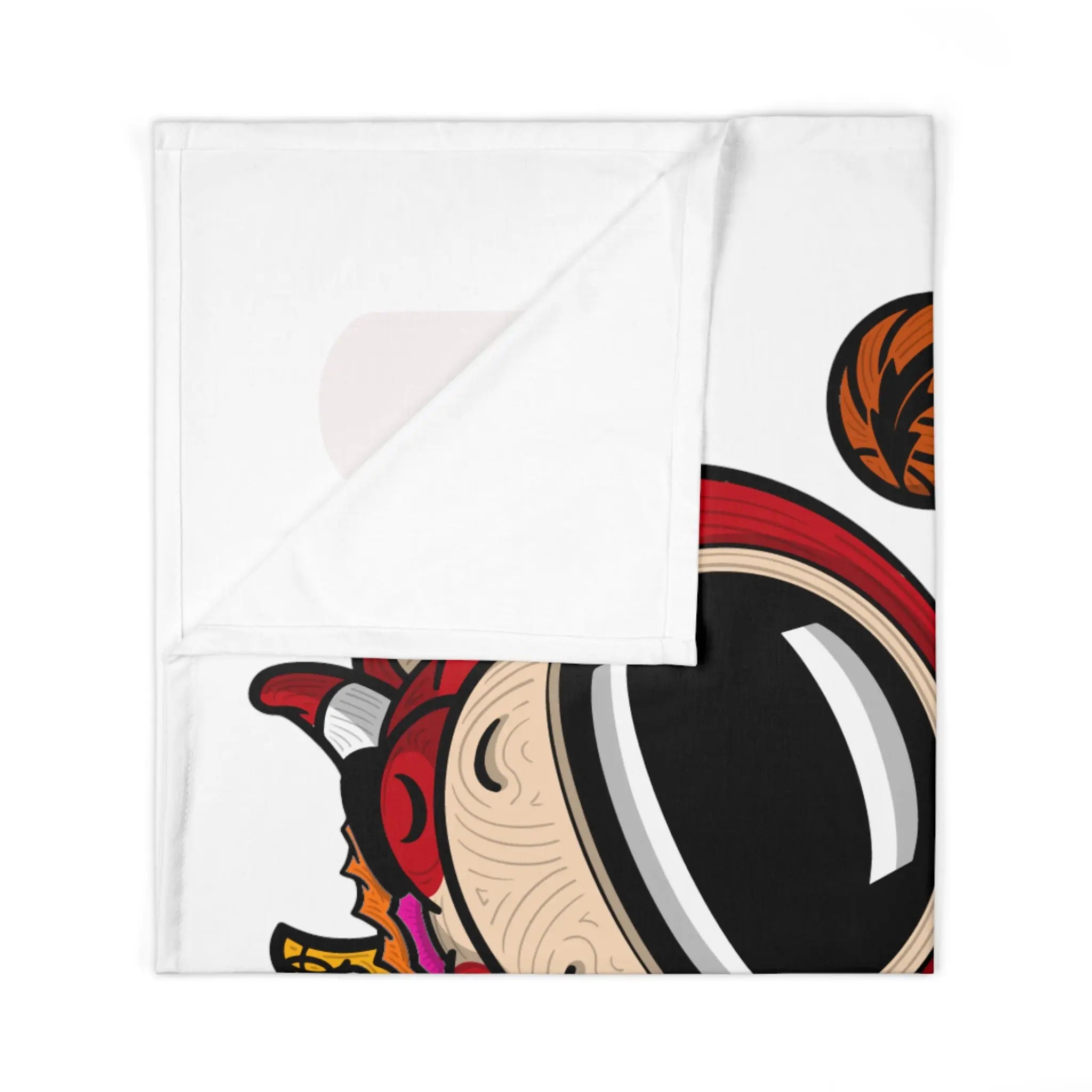Baby Swaddle Blanket - LOVE - Lil' Benny CHI Basketball Printify